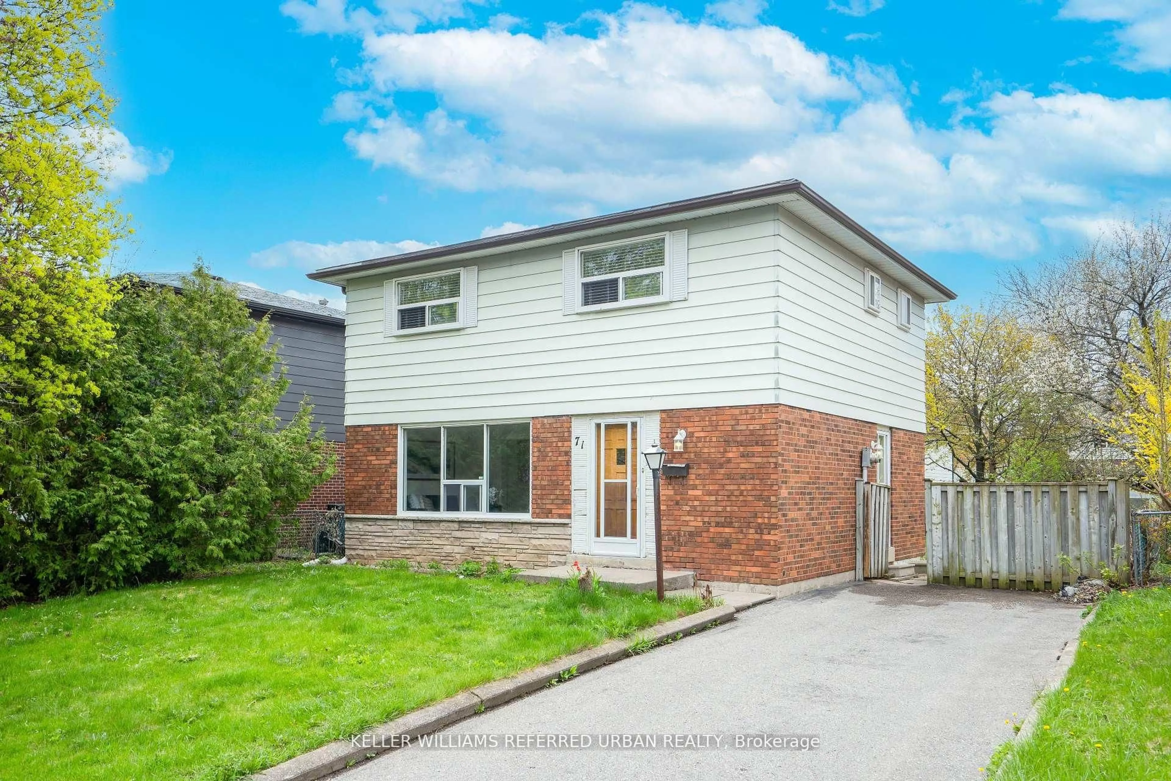 Home with brick exterior material, street for 71 Gorsey Sq, Toronto Ontario M1B 1A6