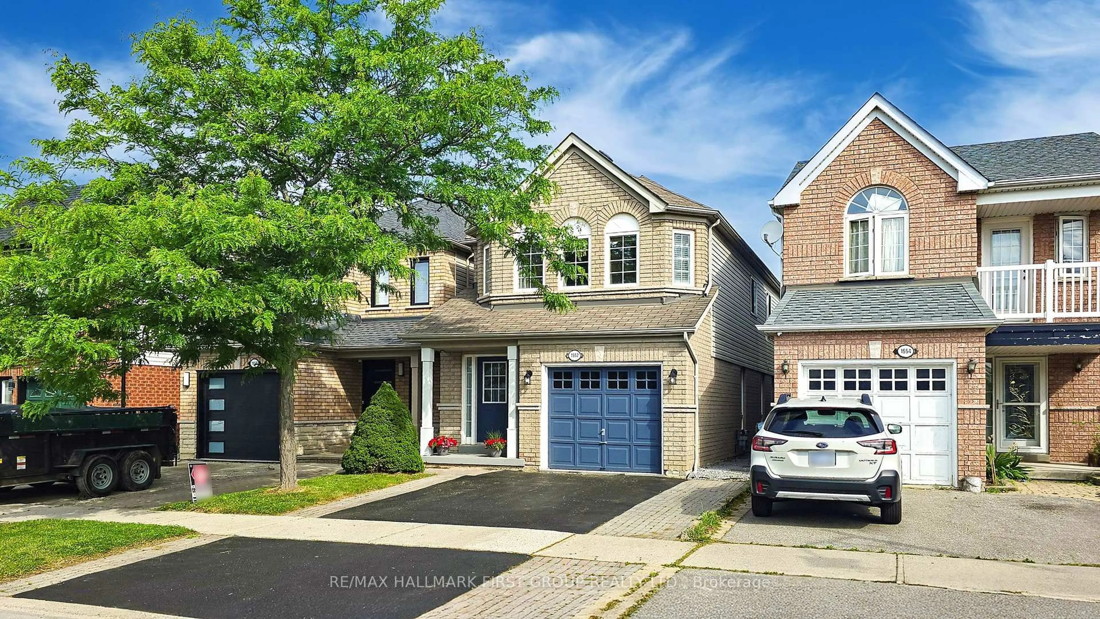 Home with brick exterior material, street for 1552 Avonmore Sq, Pickering Ontario L1V 7H5