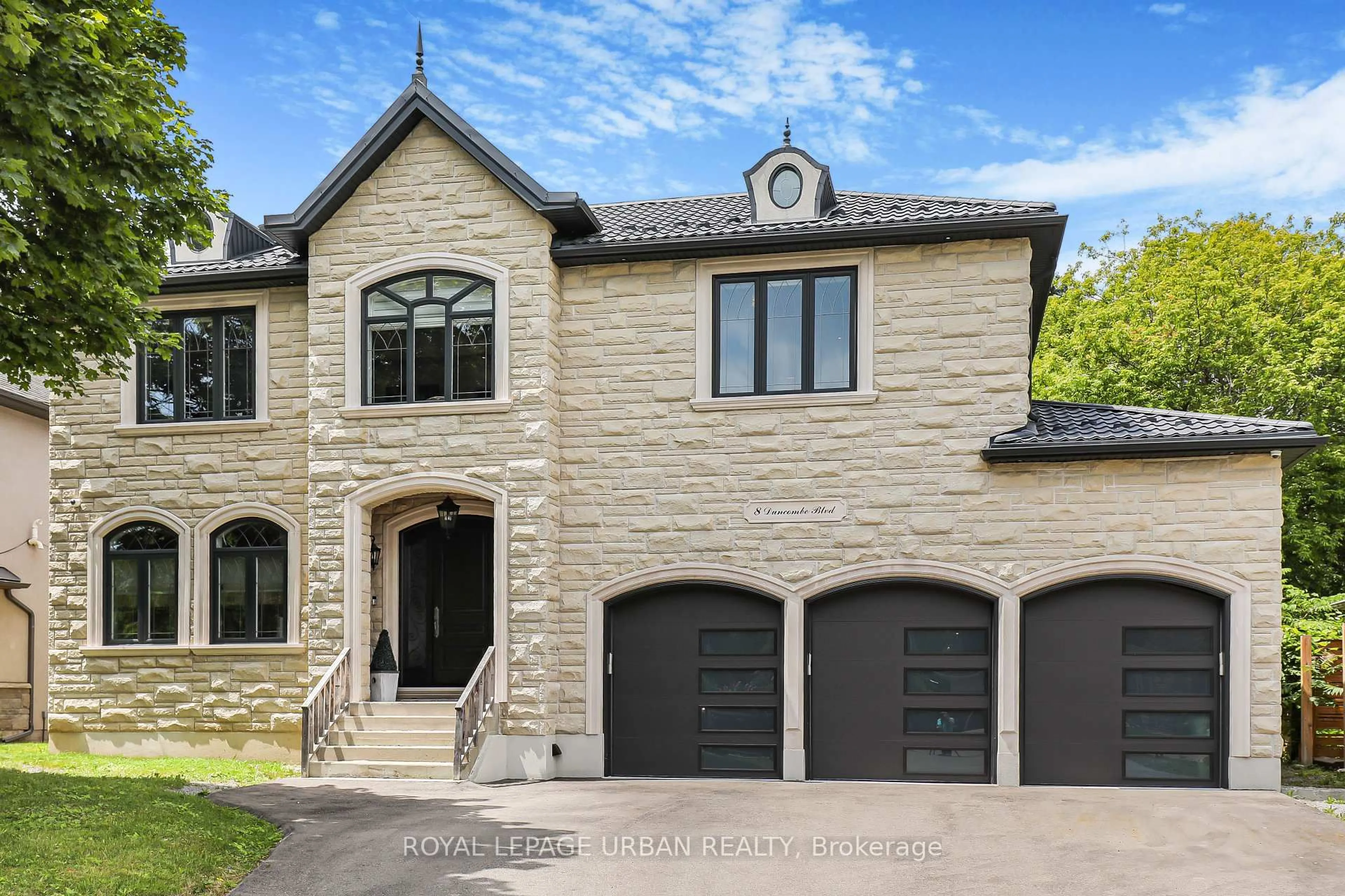 Home with brick exterior material, street for 8 Duncombe Blvd, Toronto Ontario M1M 3A5