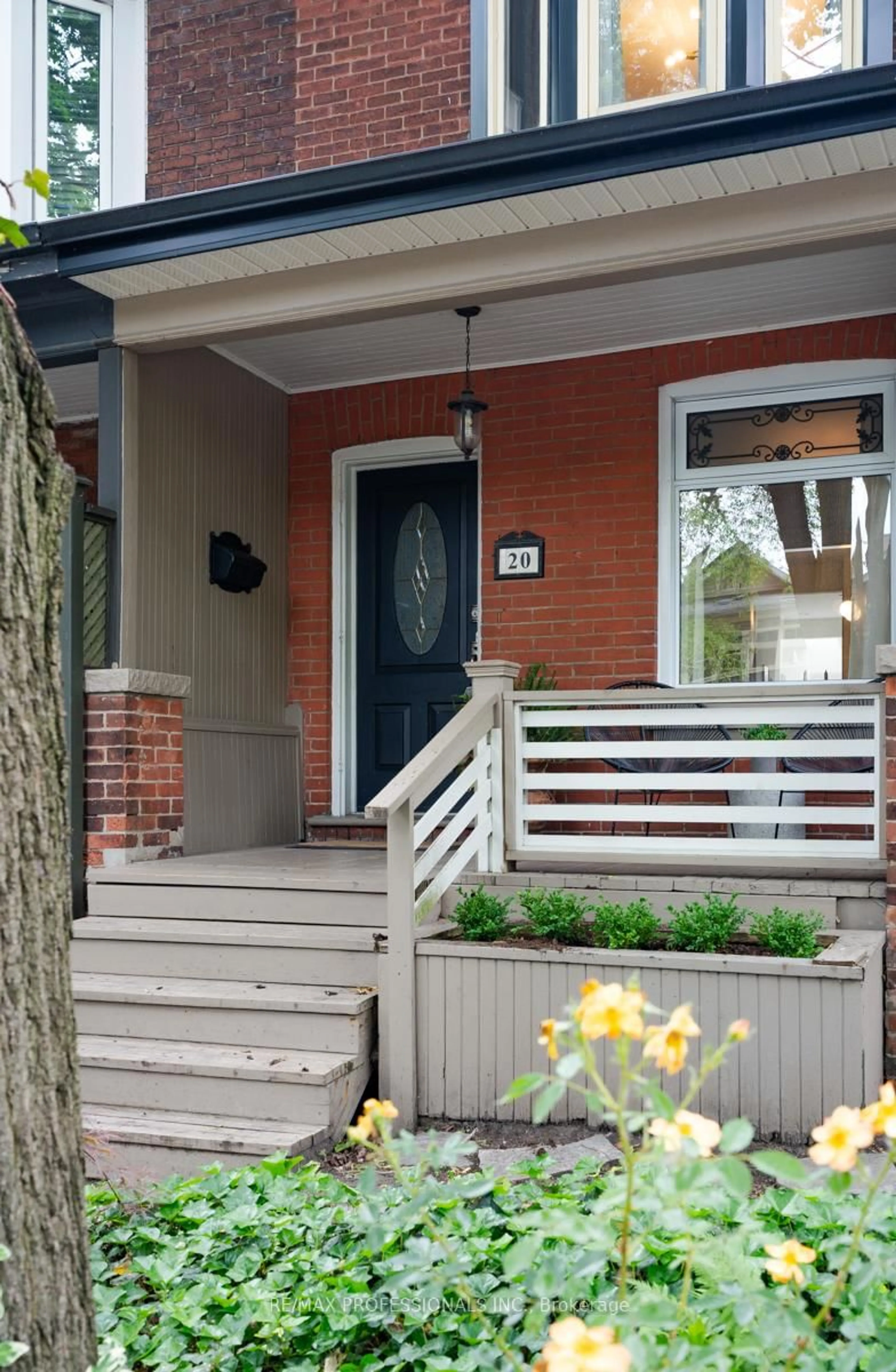 Home with brick exterior material, street for 20 Condor Ave, Toronto Ontario M4J 3M6