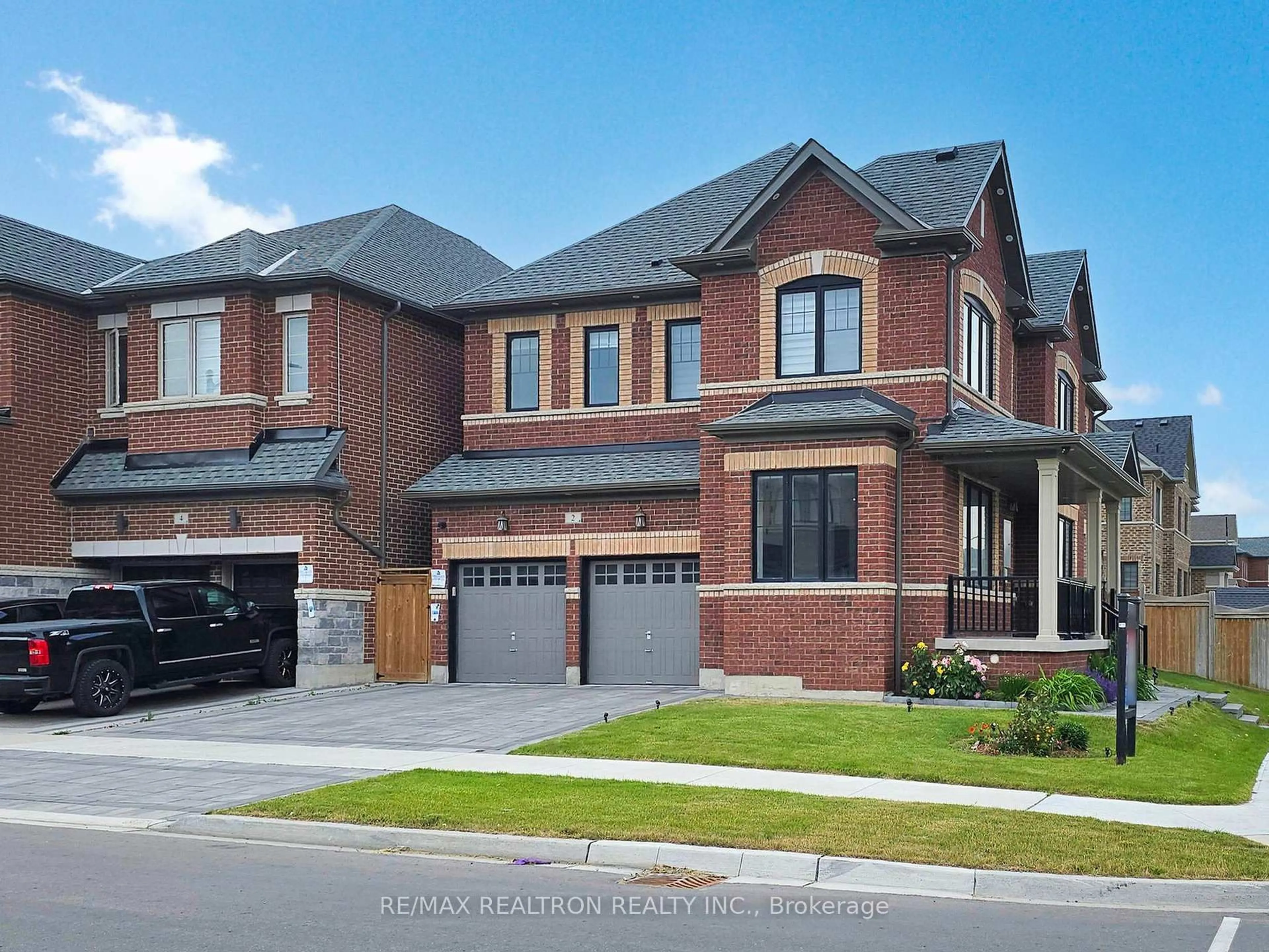 Home with brick exterior material, street for 2 Auckland Dr, Whitby Ontario L1P 0G6