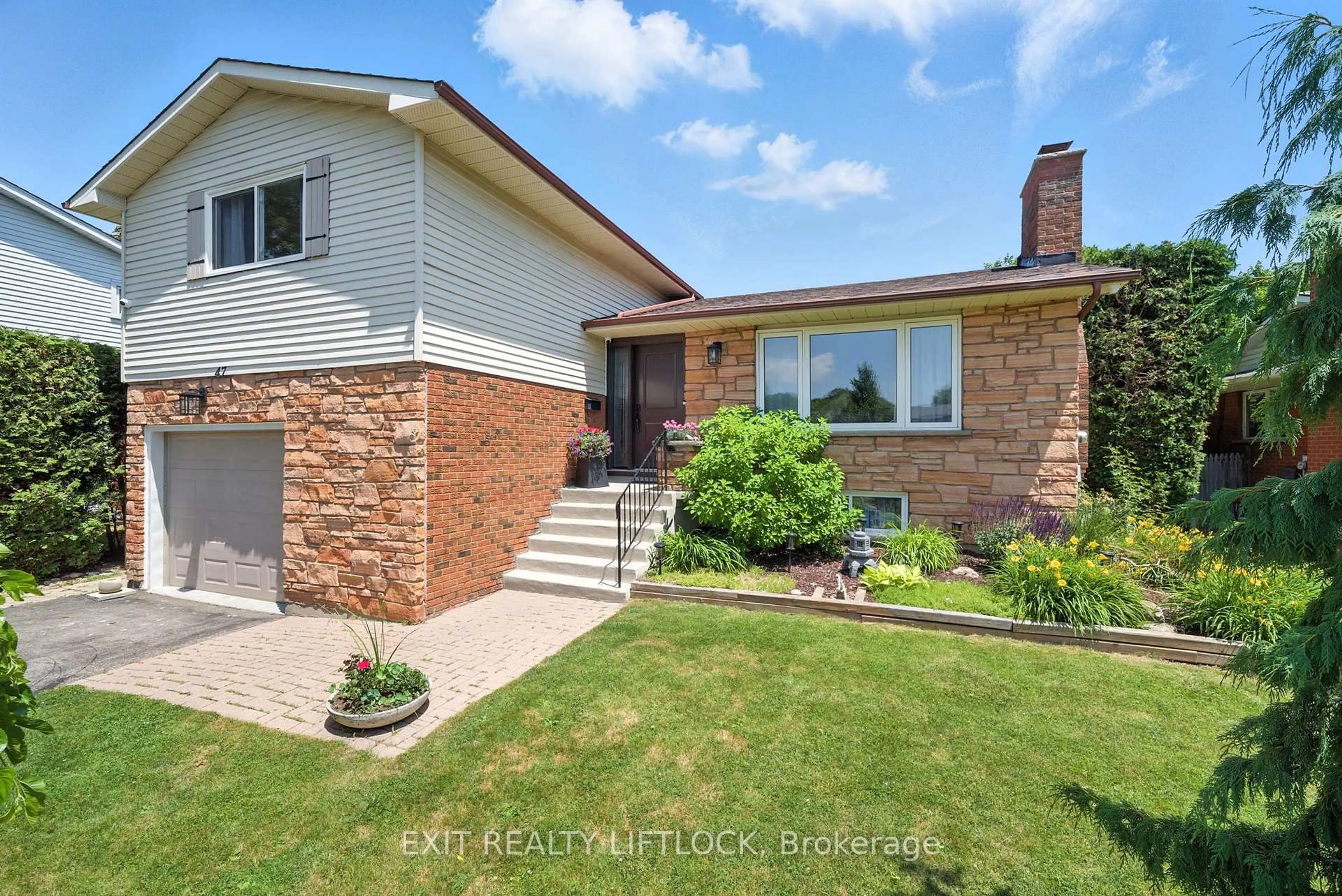 Home with brick exterior material, street for 47 Martindale St, Oshawa Ontario L1H 6W7