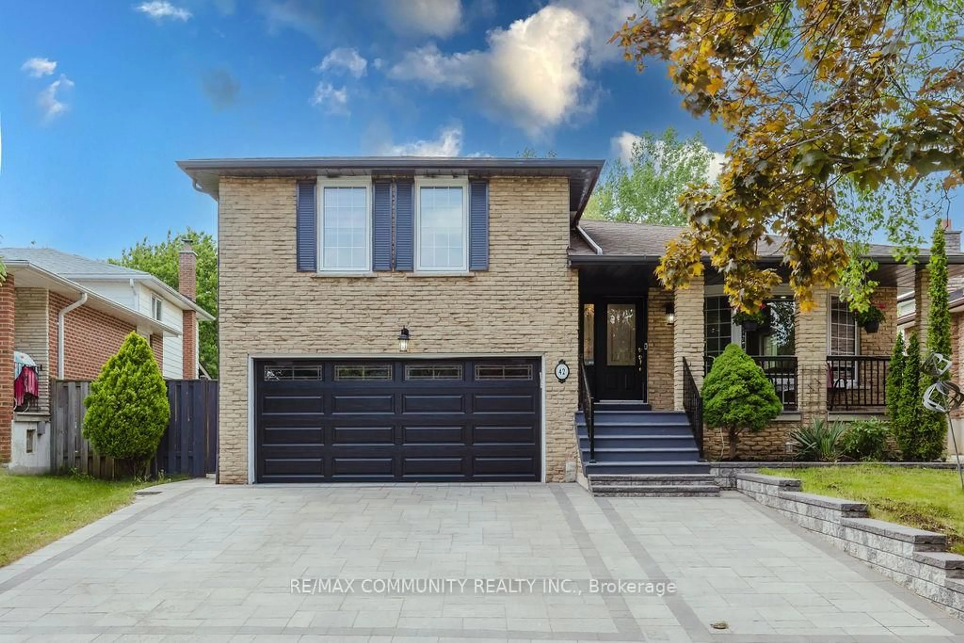 Home with brick exterior material, street for 42 Satchell Blvd, Toronto Ontario M1C 3B4