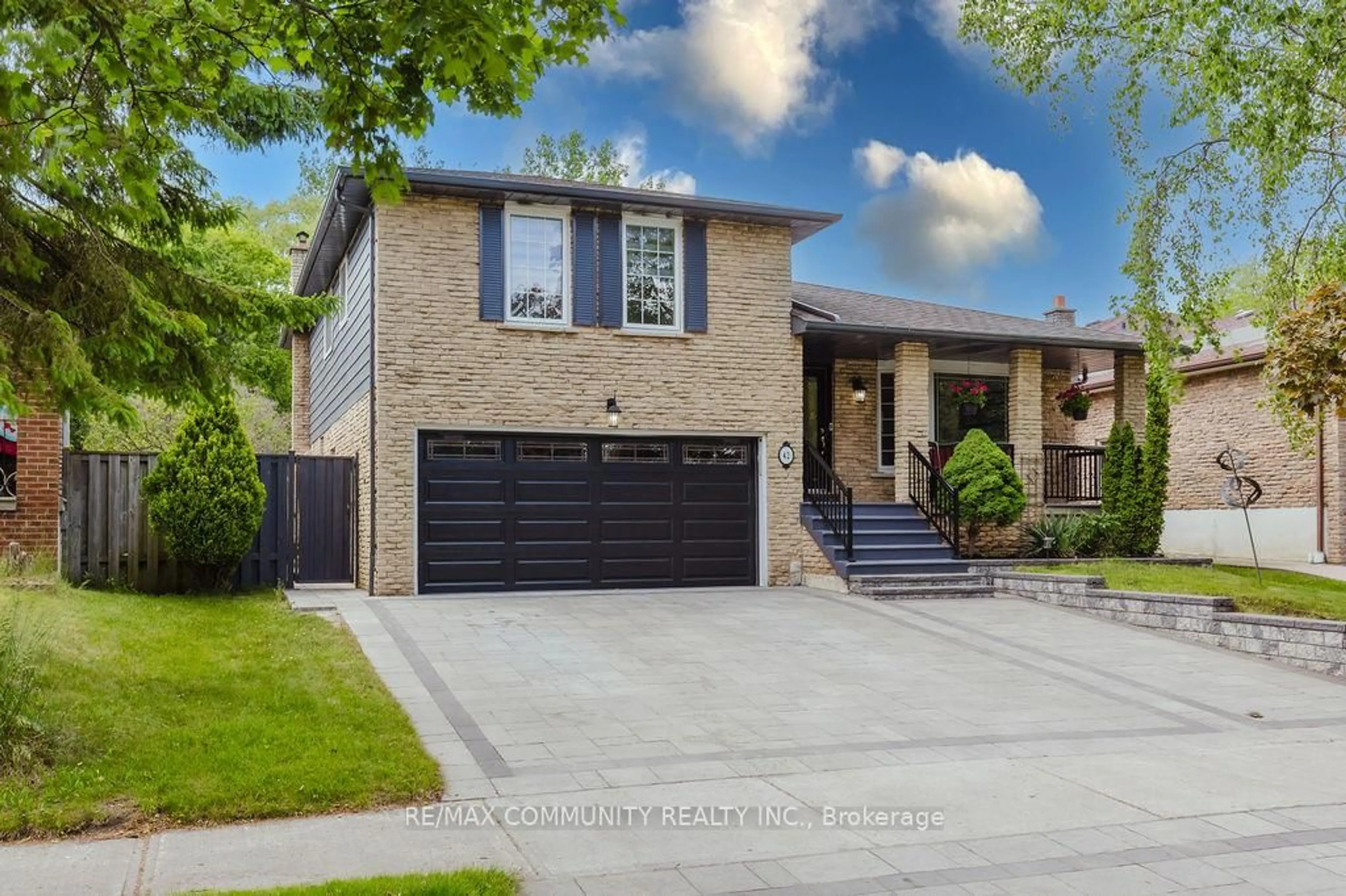 Home with brick exterior material, street for 42 Satchell Blvd, Toronto Ontario M1C 3B4