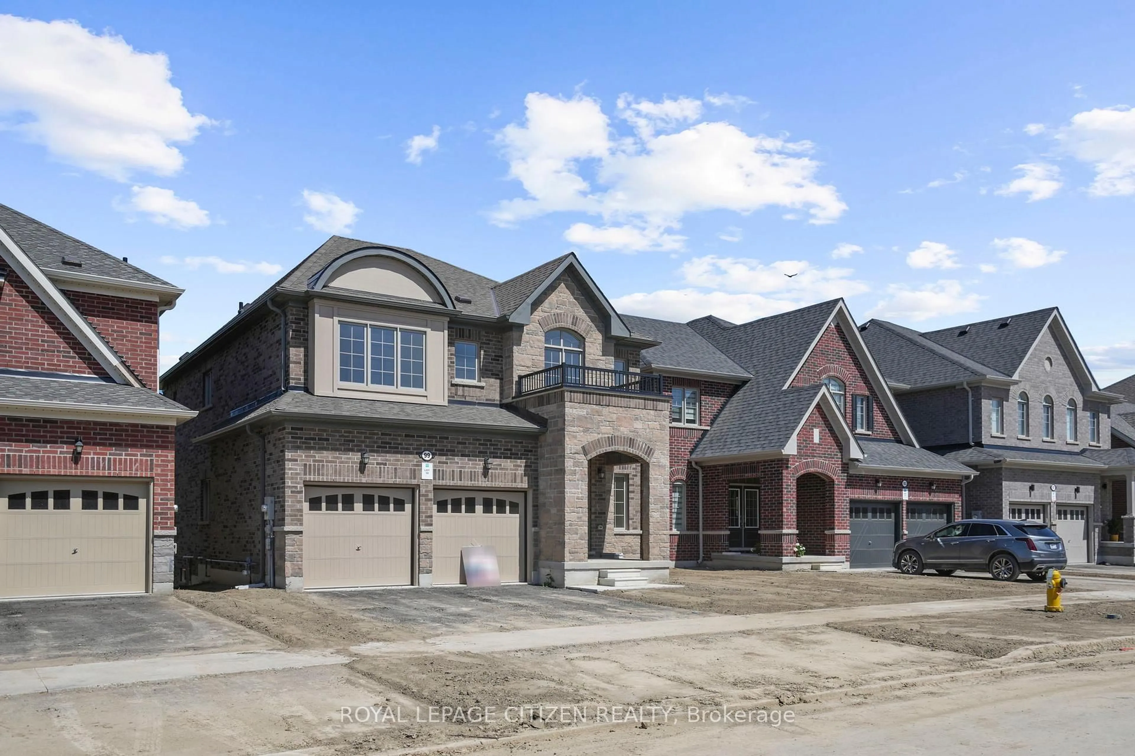 Home with brick exterior material, street for 99 Robin Tr, Scugog Ontario L9L 0E2