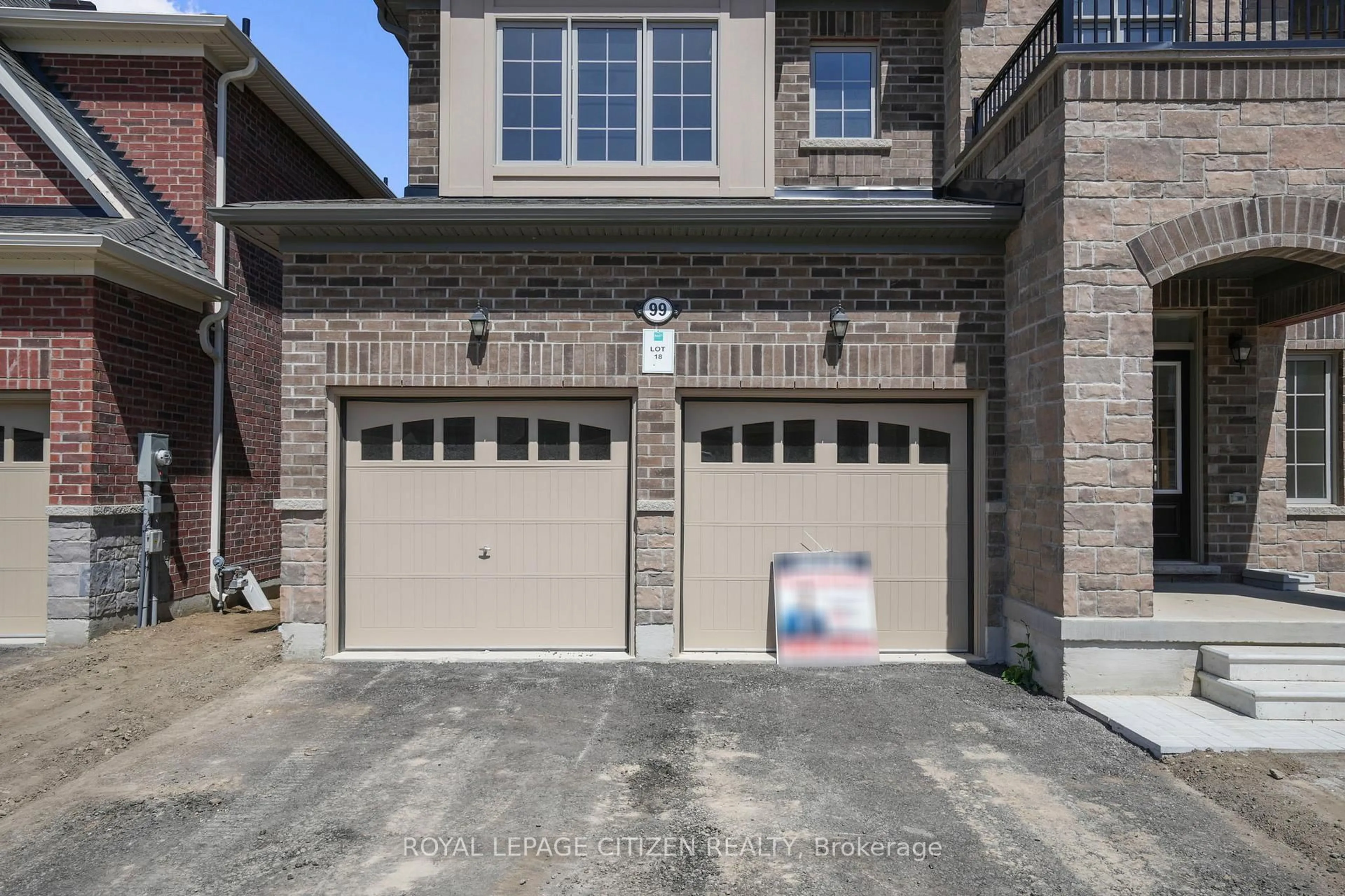 Home with brick exterior material, street for 99 Robin Tr, Scugog Ontario L9L 0E2