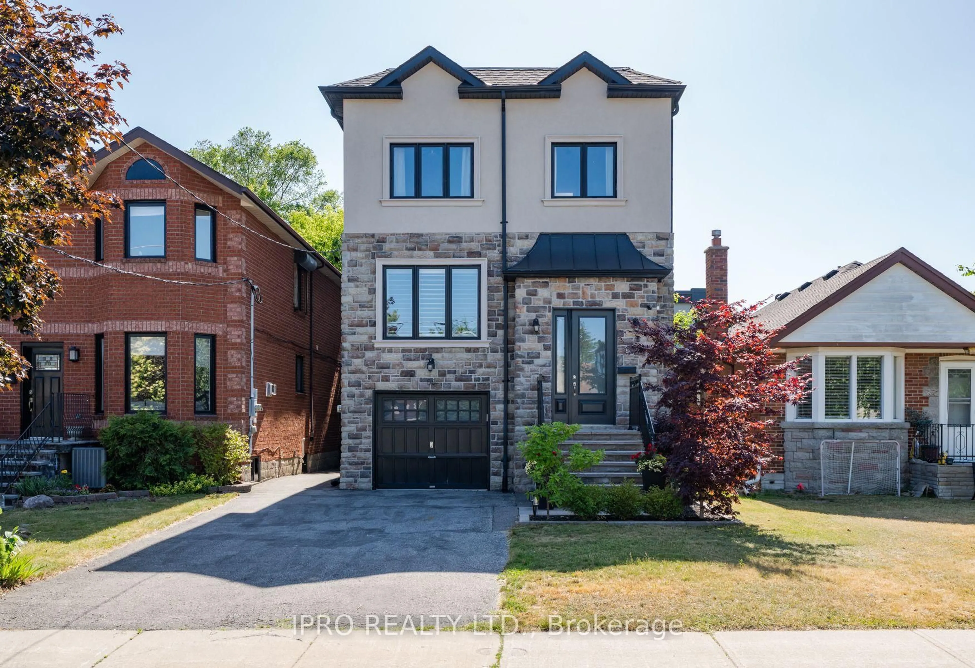 Home with brick exterior material, street for 86 Roosevelt Rd, Toronto Ontario M4J 4T7
