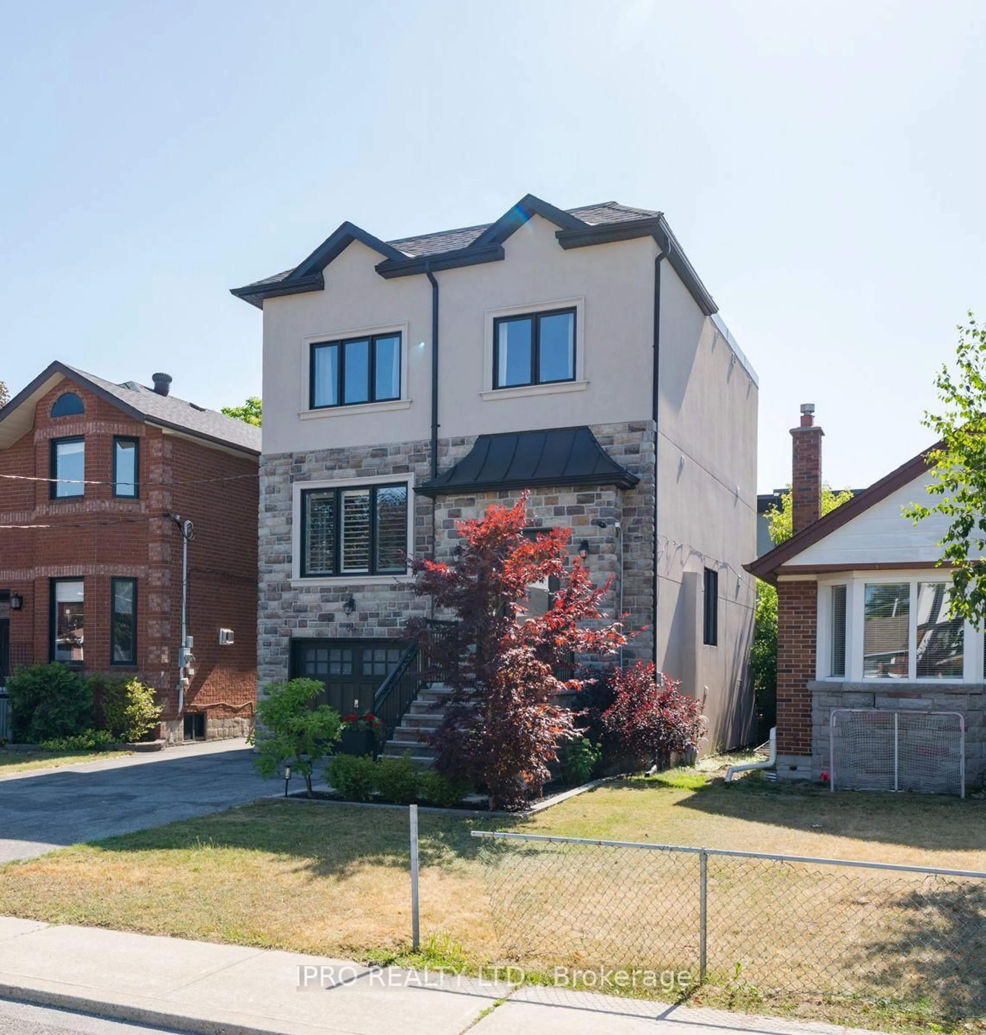 Home with brick exterior material, street for 86 Roosevelt Rd, Toronto Ontario M4J 4T7