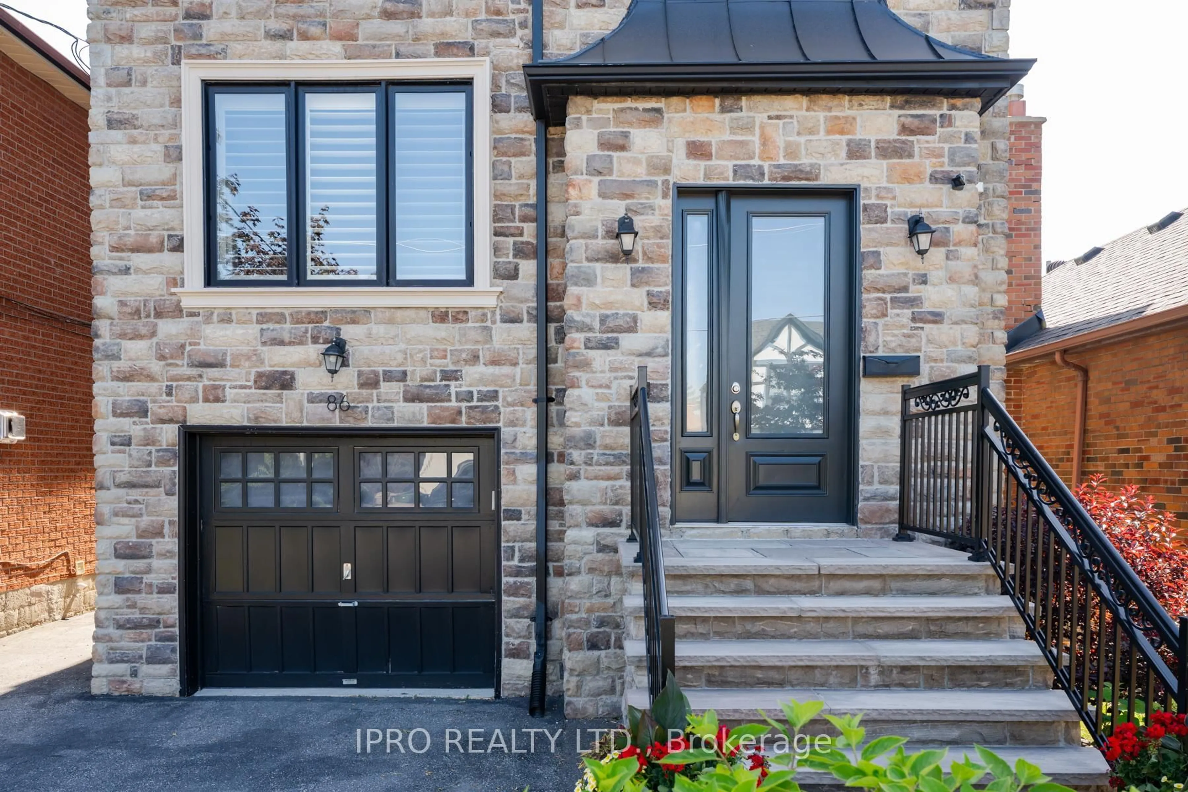 Home with brick exterior material, street for 86 Roosevelt Rd, Toronto Ontario M4J 4T7