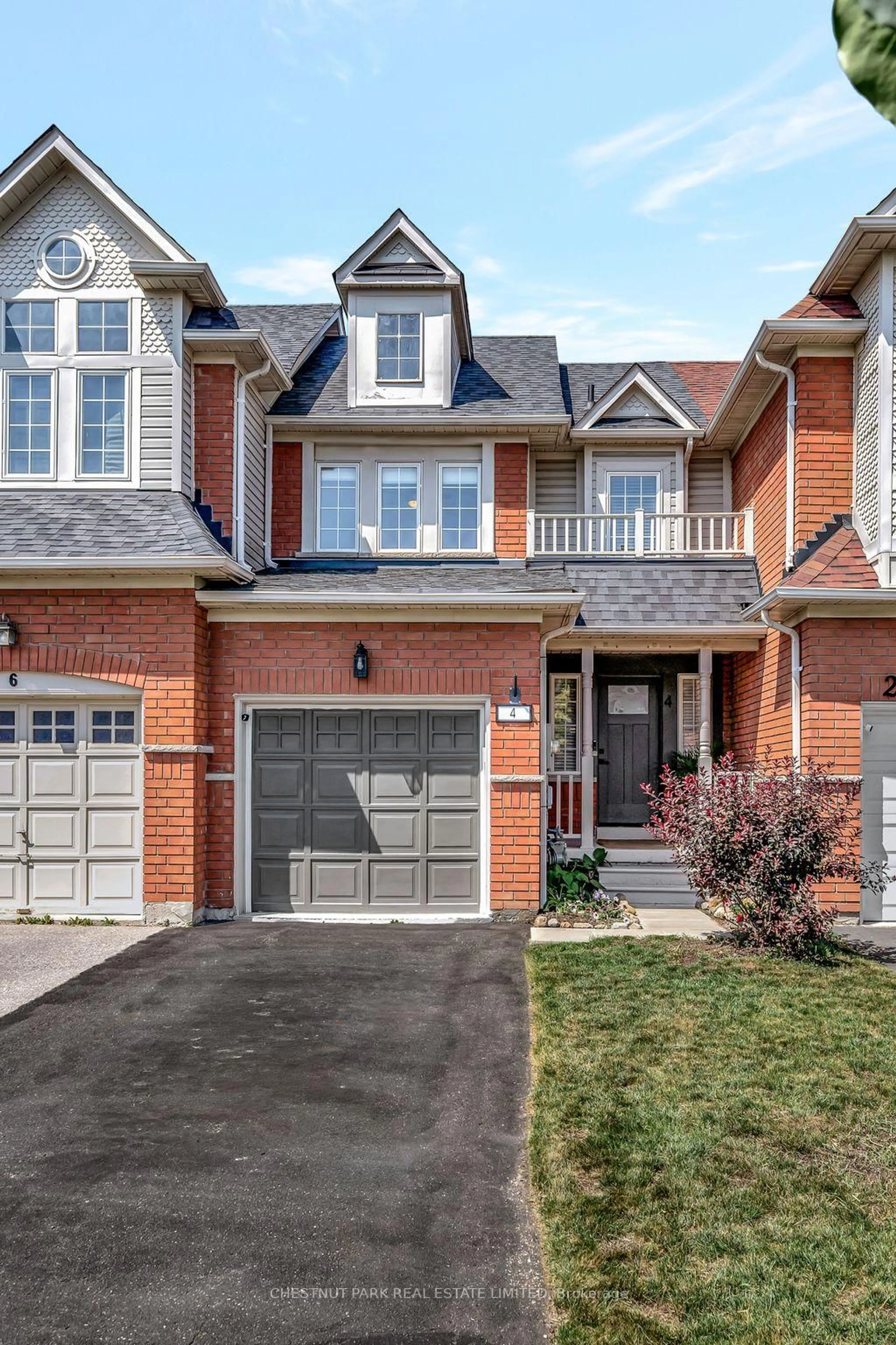 Home with brick exterior material, street for 4 Whitewater St, Whitby Ontario L1R 2S9