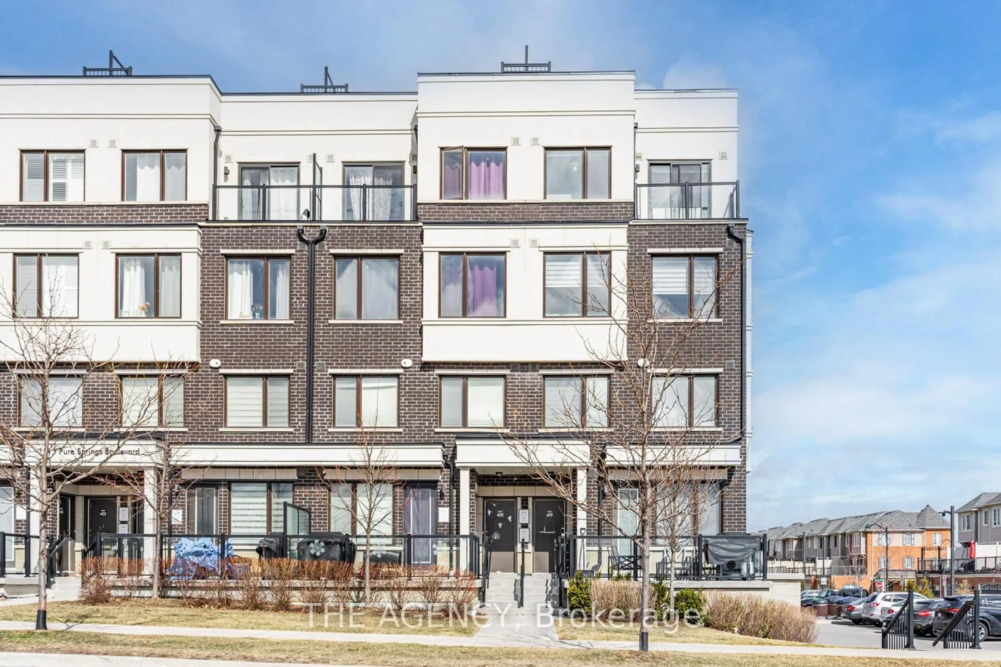 Home with brick exterior material, building for 1711 Pure Springs Blvd #419, Pickering Ontario L1X 0E3