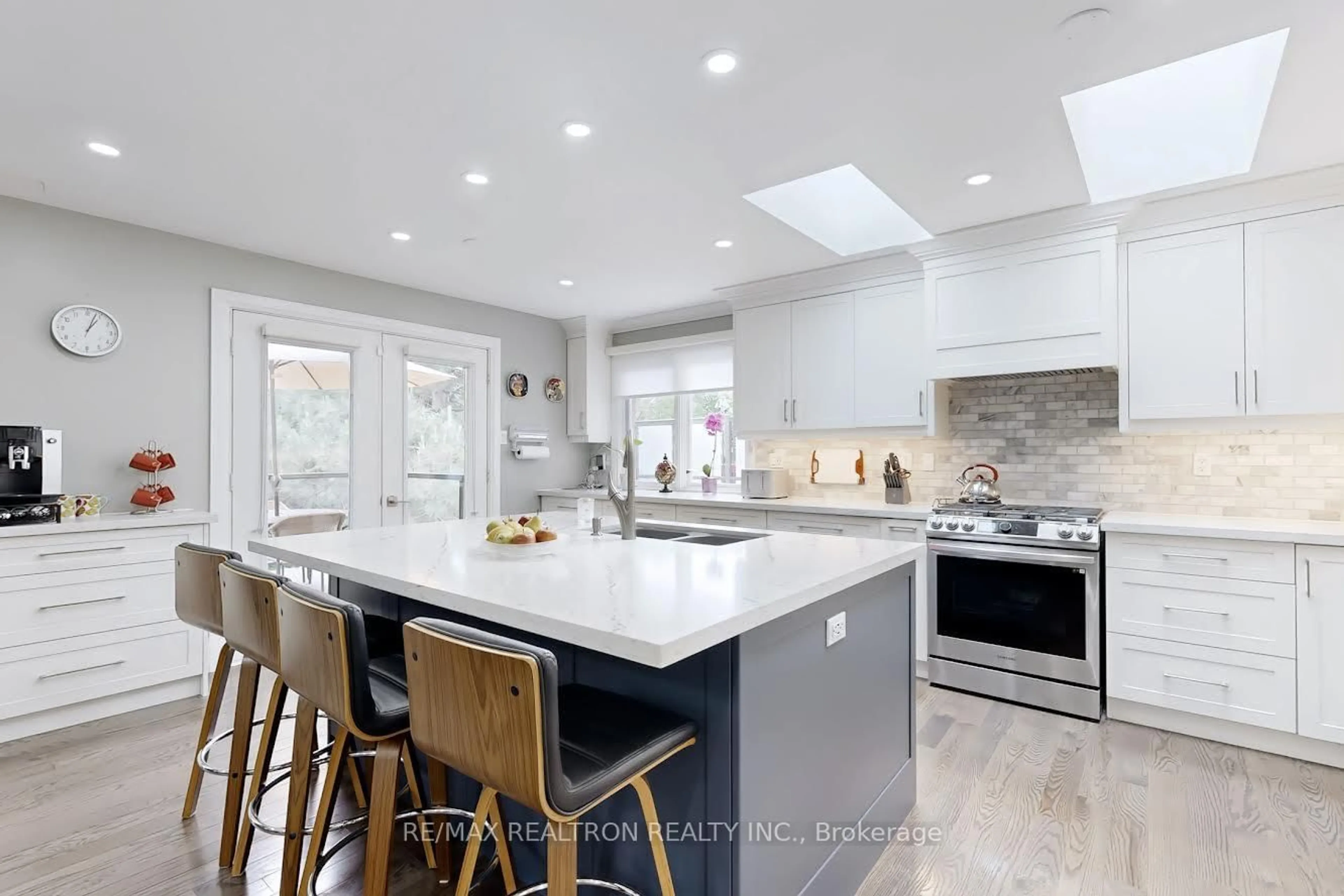Contemporary kitchen, ceramic/tile floor for 1837 Parkside Dr, Pickering Ontario L1V 3N9