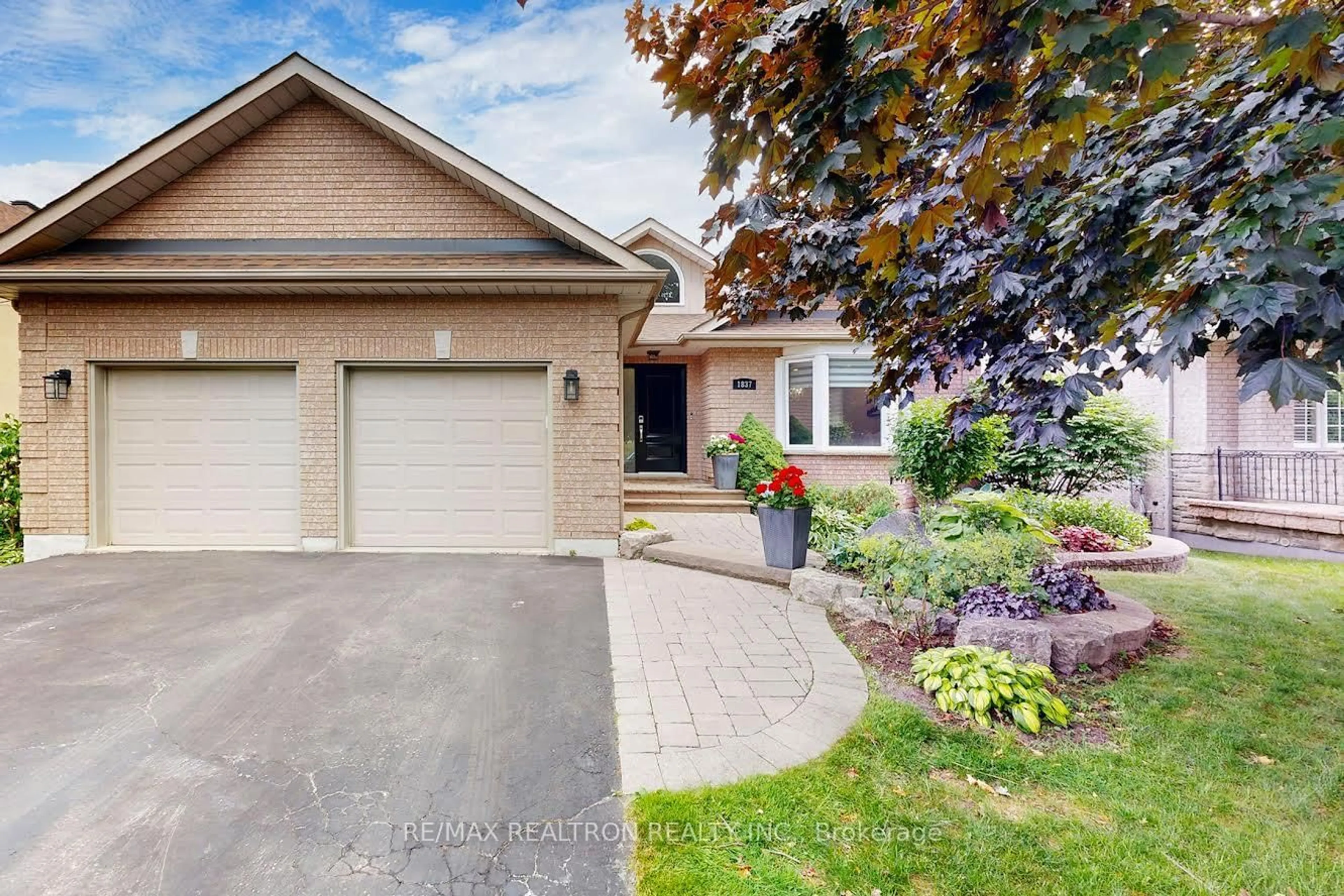 Home with brick exterior material, street for 1837 Parkside Dr, Pickering Ontario L1V 3N9