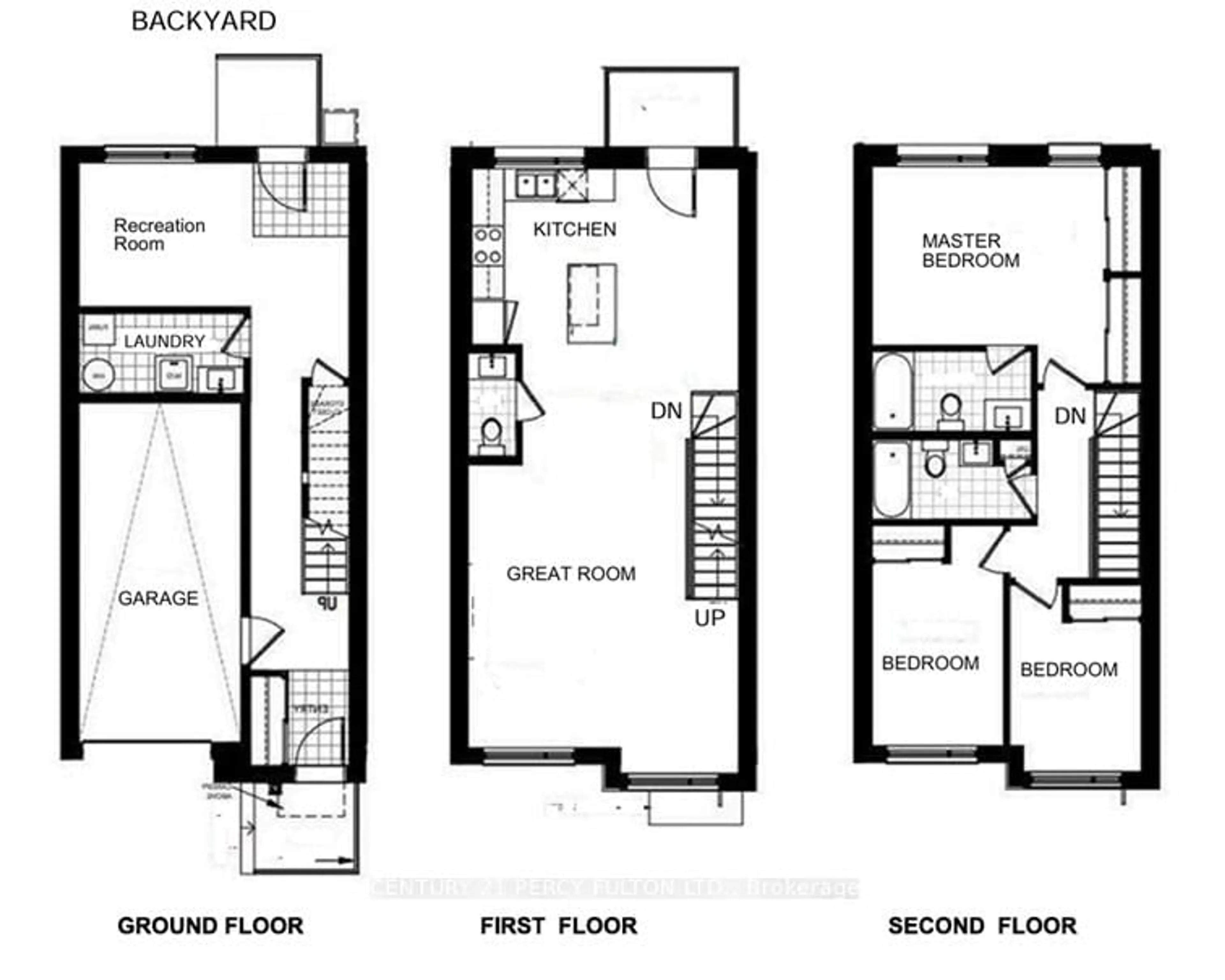 Floor plan for 17 Bateson St, Ajax Ontario L1S 7M3