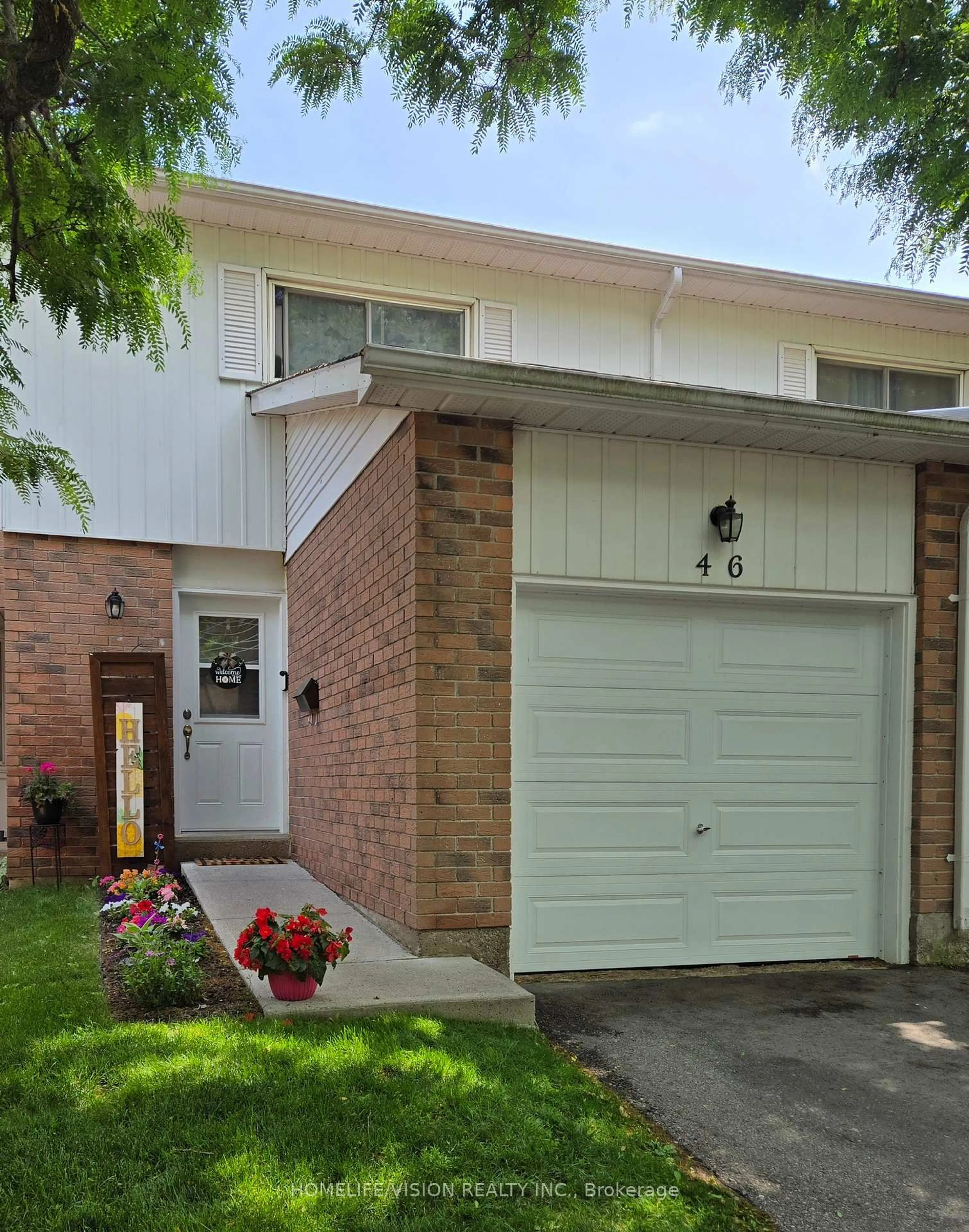 Home with brick exterior material, street for 700 Harmony Rd #46, Oshawa Ontario L1G 7R9