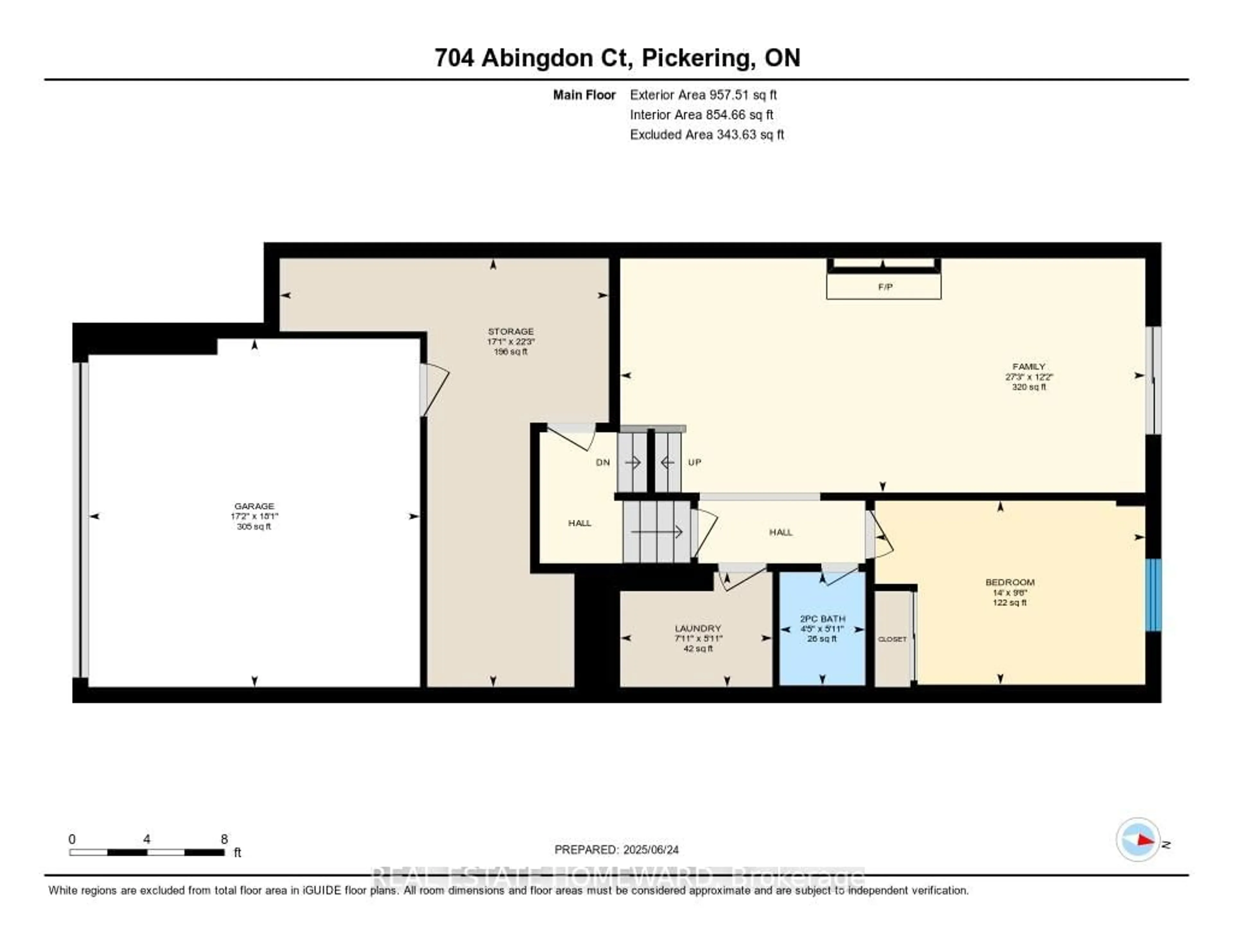 Floor plan for 704 Abingdon Crt, Pickering Ontario L1W 3M7