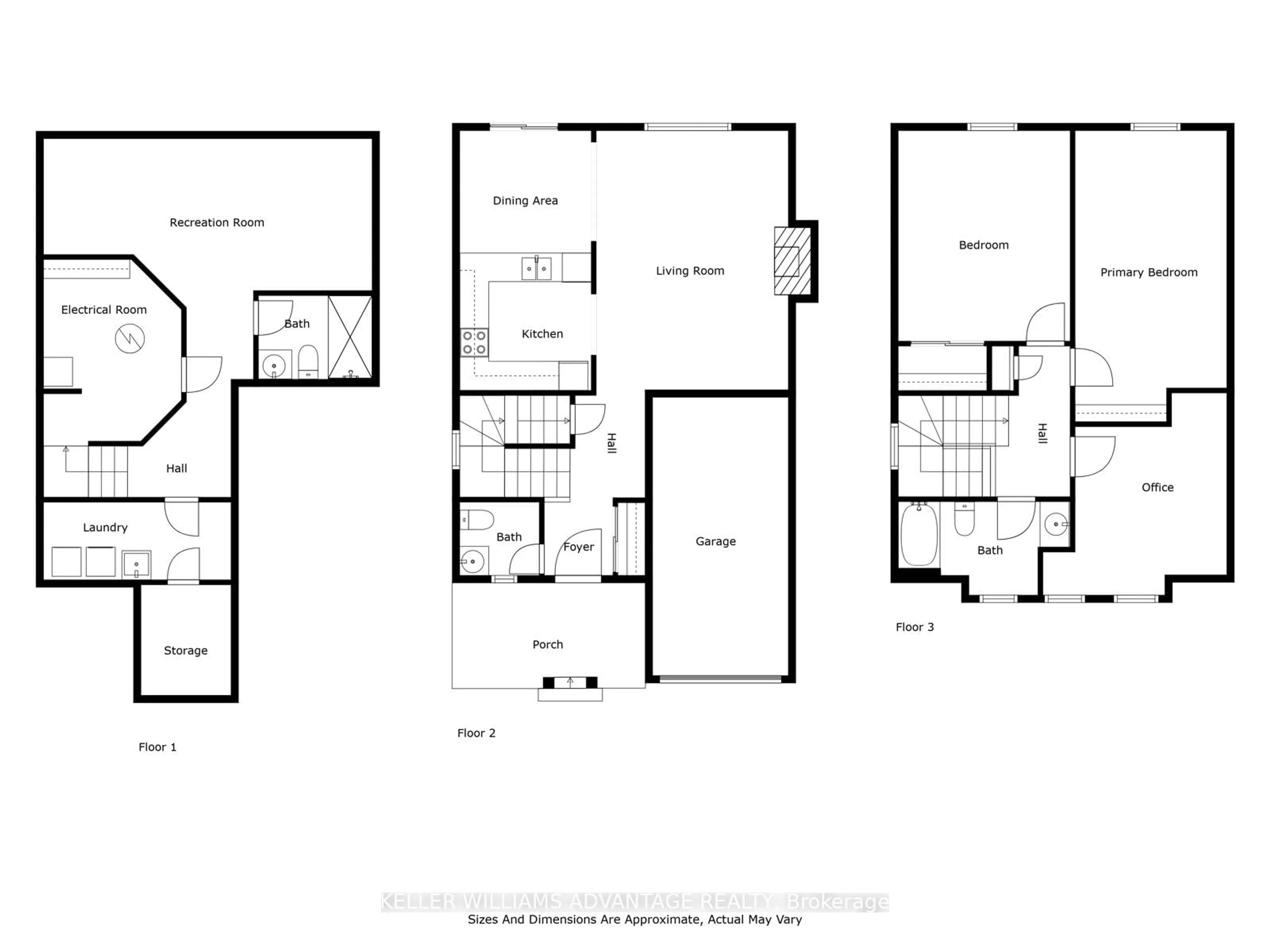 Floor plan for 61 Eastgate Circ, Whitby Ontario L1M 2N4