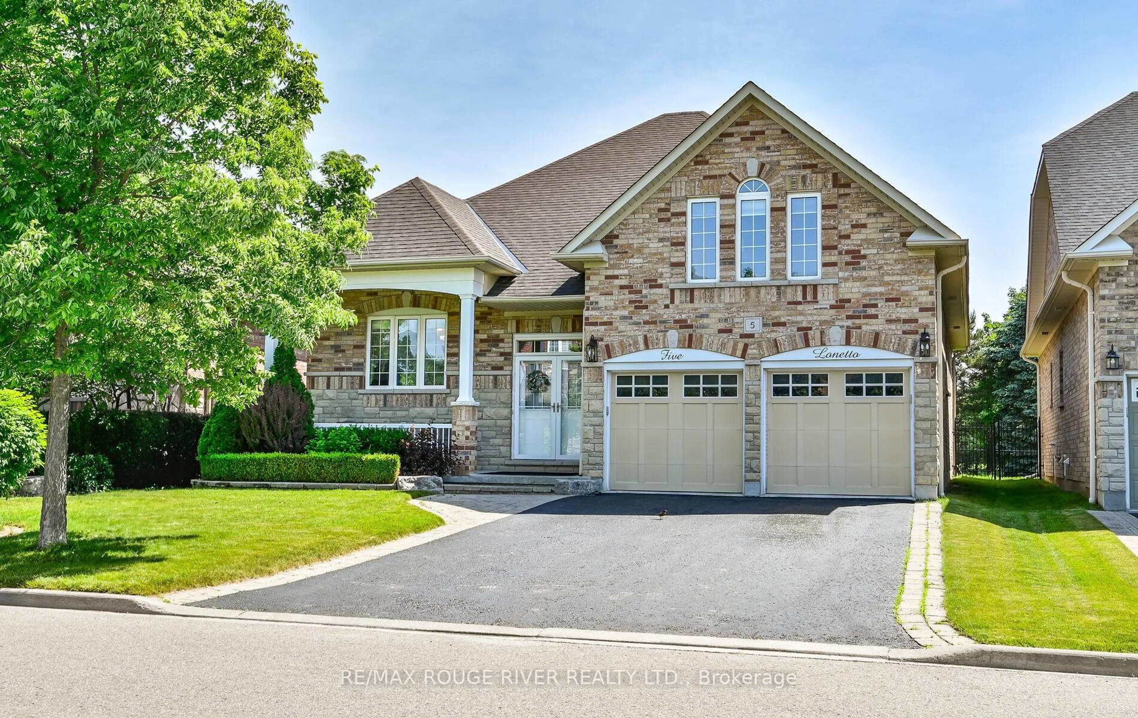 Home with brick exterior material, street for 5 Lonetto St, Whitby Ontario L1M 0G7