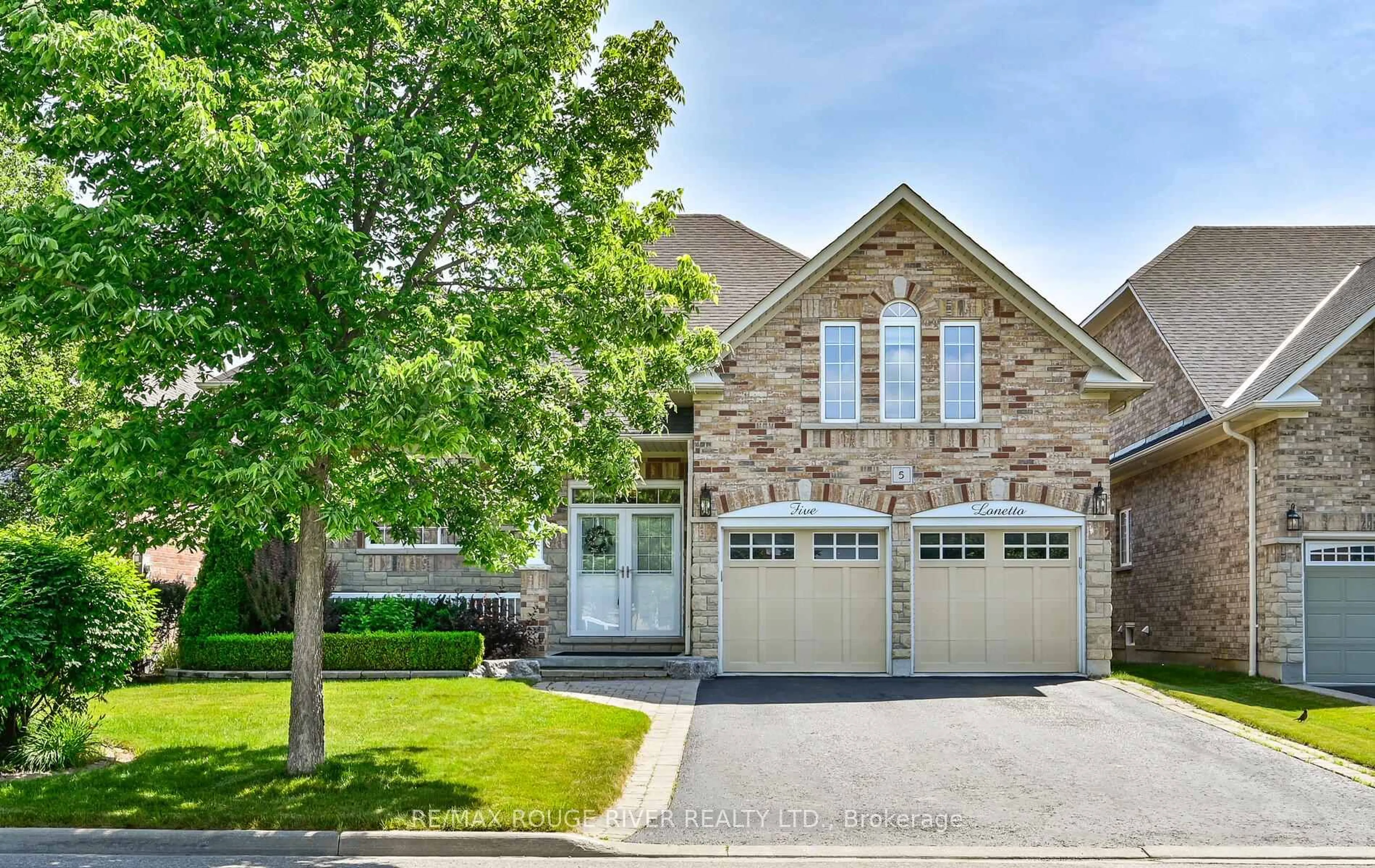 Home with brick exterior material, street for 5 Lonetto St, Whitby Ontario L1M 0G7