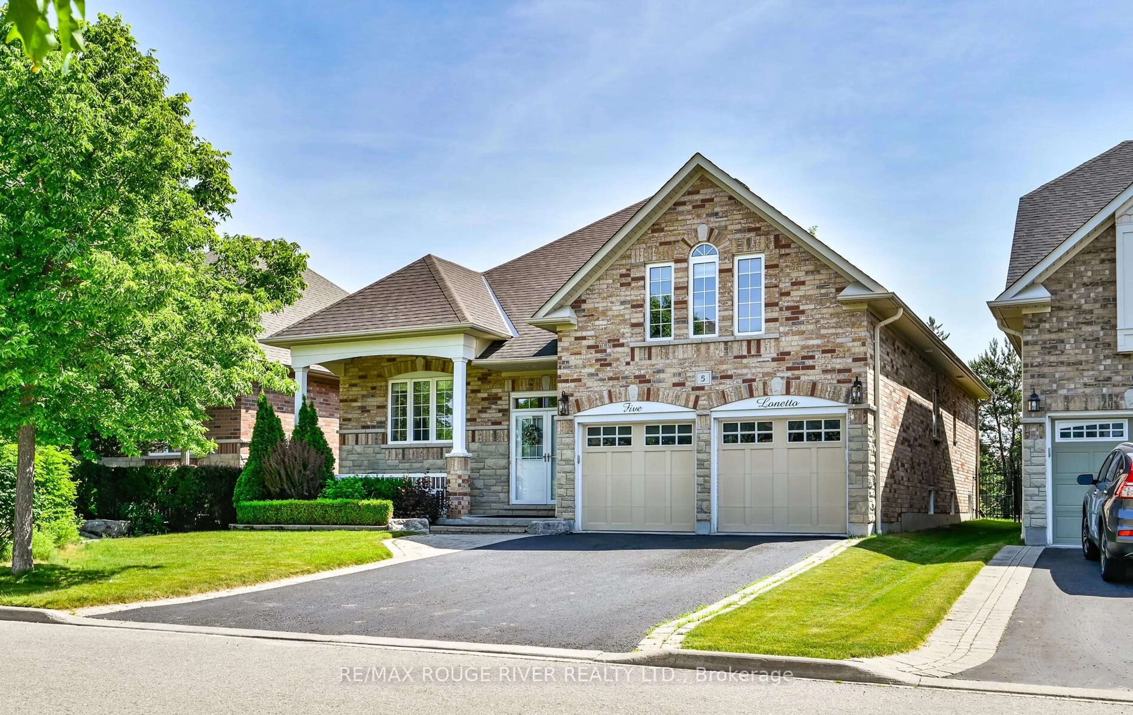 Home with brick exterior material, street for 5 Lonetto St, Whitby Ontario L1M 0G7