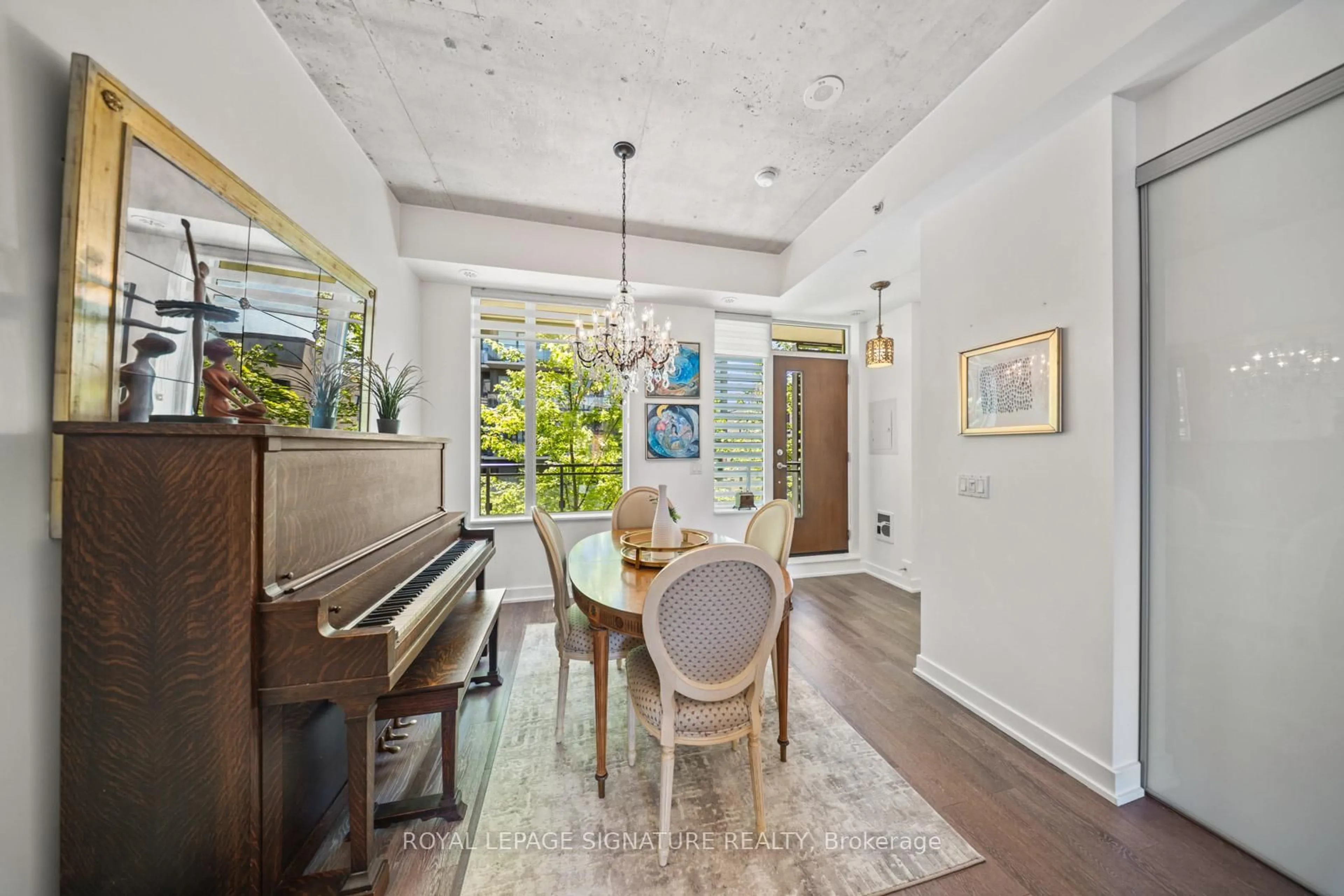 Dining room, unknown for 1190 Dundas St #331, Toronto Ontario M4M 0C5