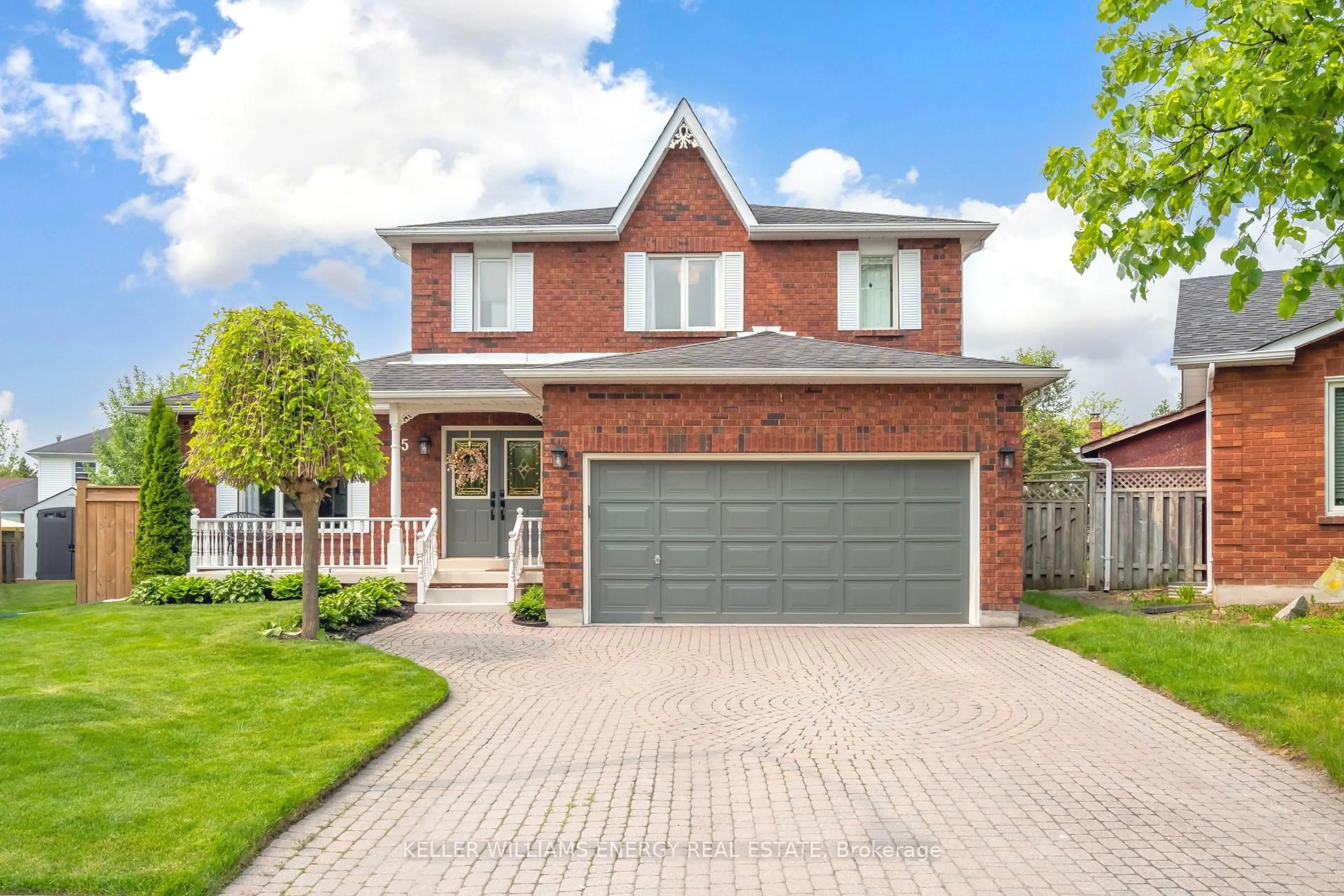 Home with brick exterior material, street for 55 Strathmanor Dr, Clarington Ontario L1C 4L3