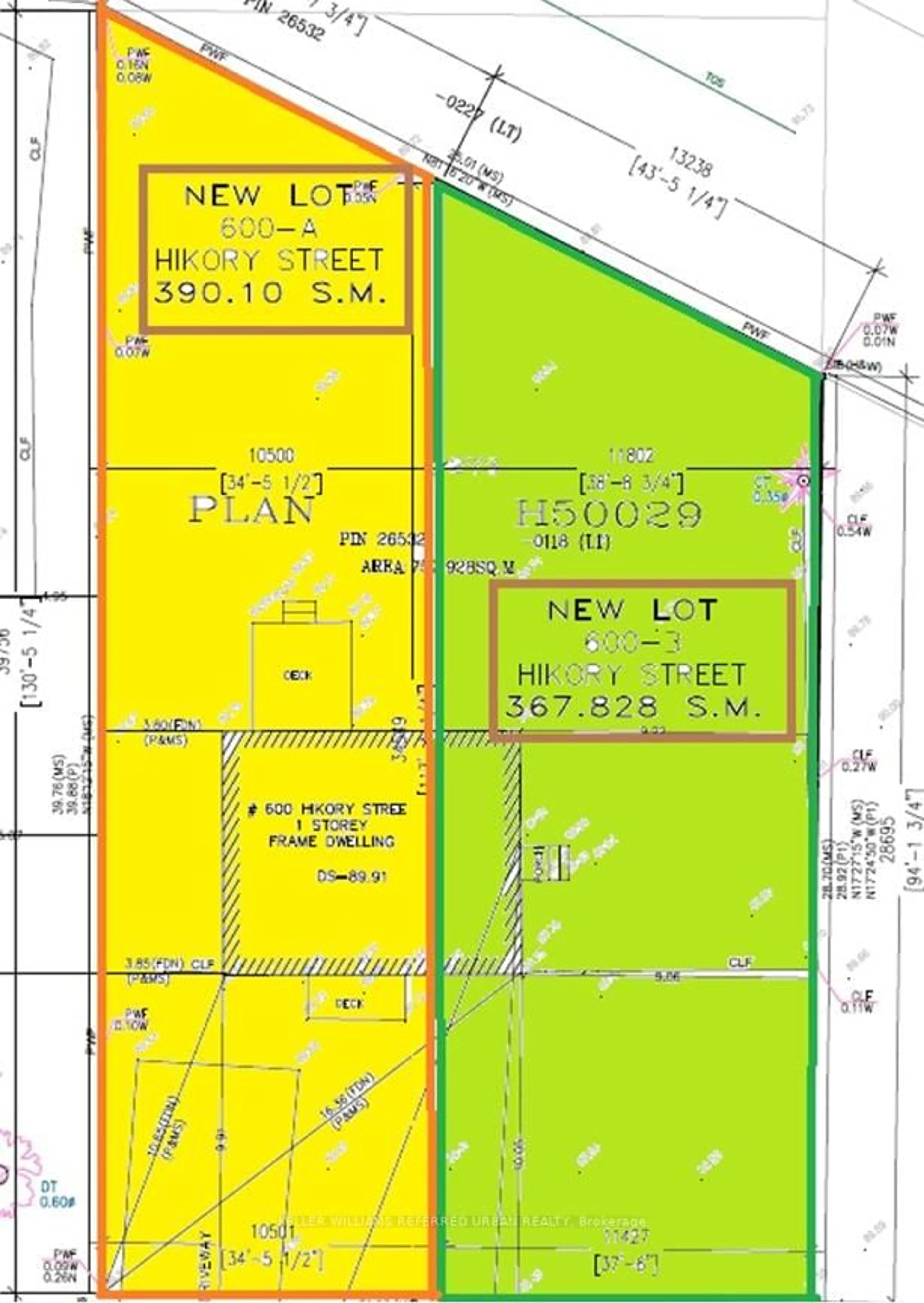 Floor plan for 600 Hickory St, Whitby Ontario L1N 3X9