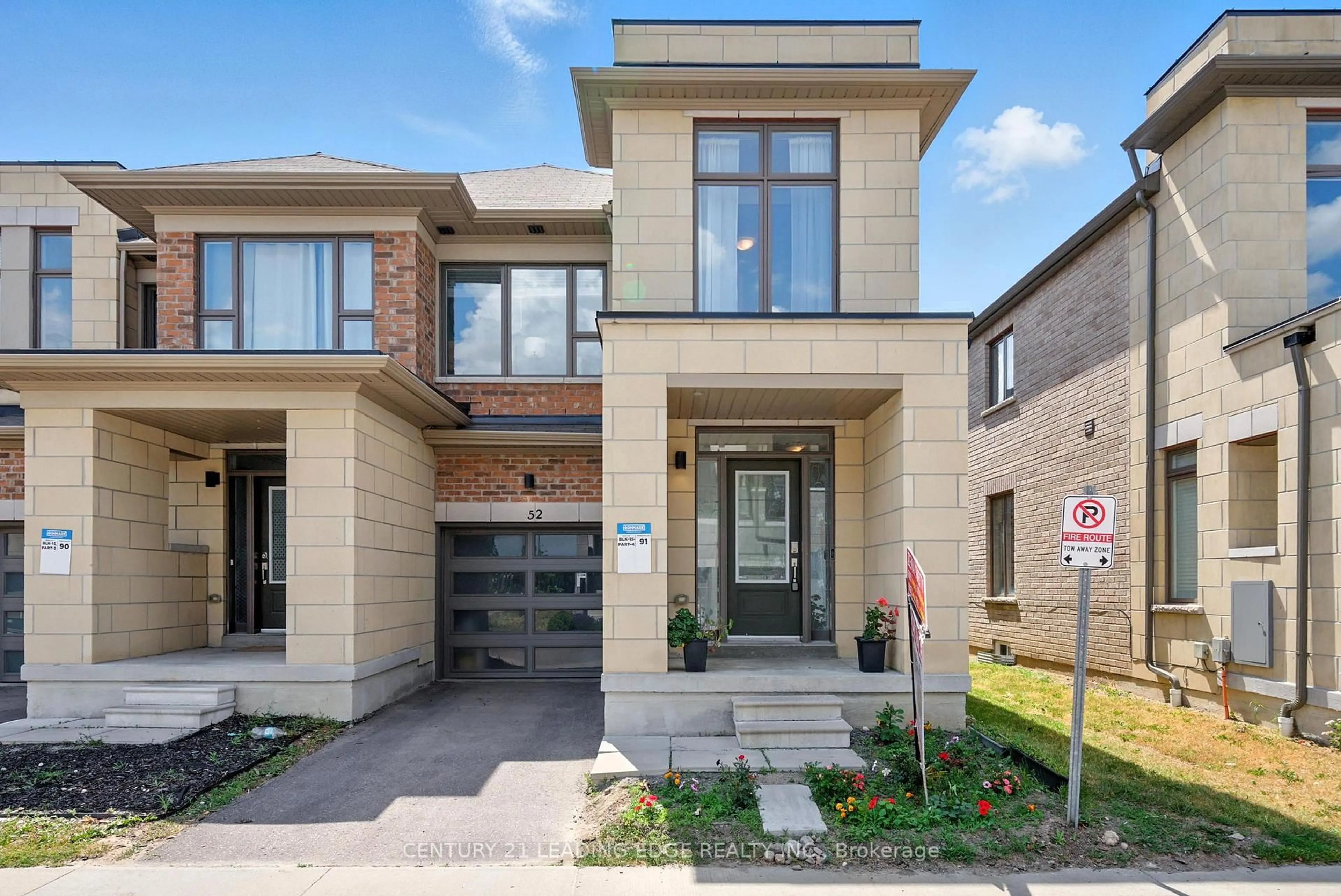 Home with brick exterior material, street for 52 Donald Fleming Way #139, Whitby Ontario L1R 0N8