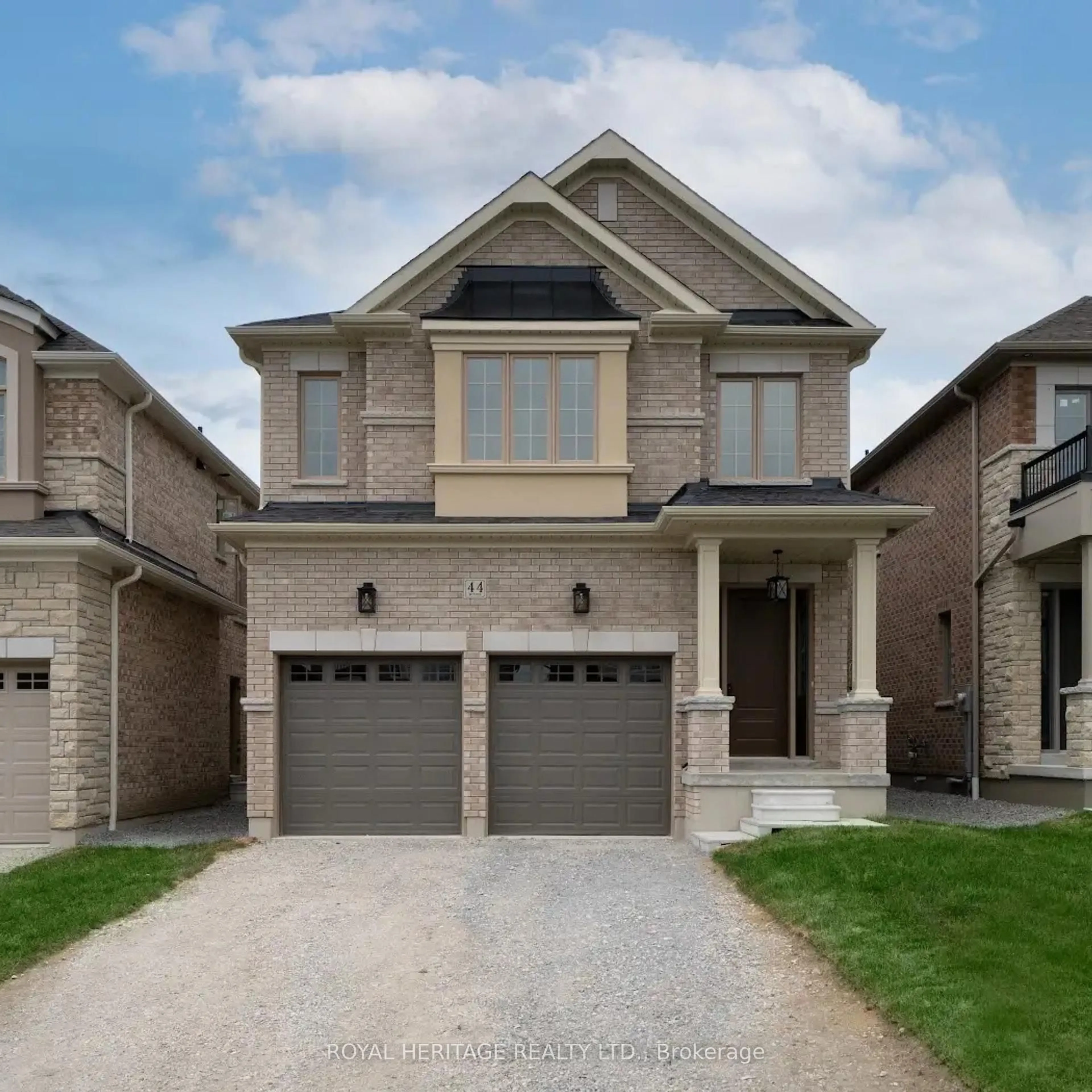 Home with brick exterior material, street for 44 St Augustine Dr, Whitby Ontario L1M 0L7