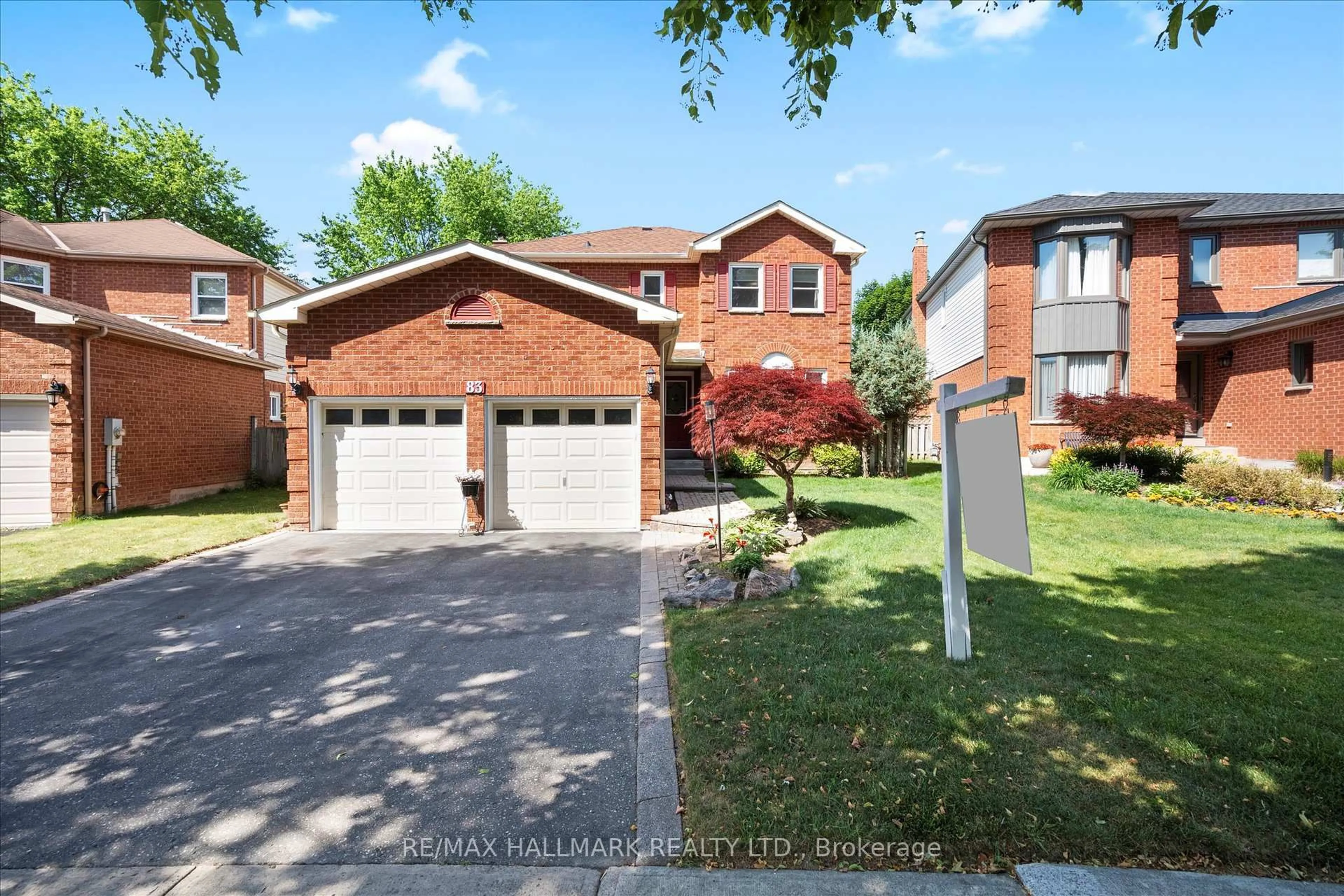 Home with brick exterior material, street for 83 Lipton Cres, Whitby Ontario L1R 1W9