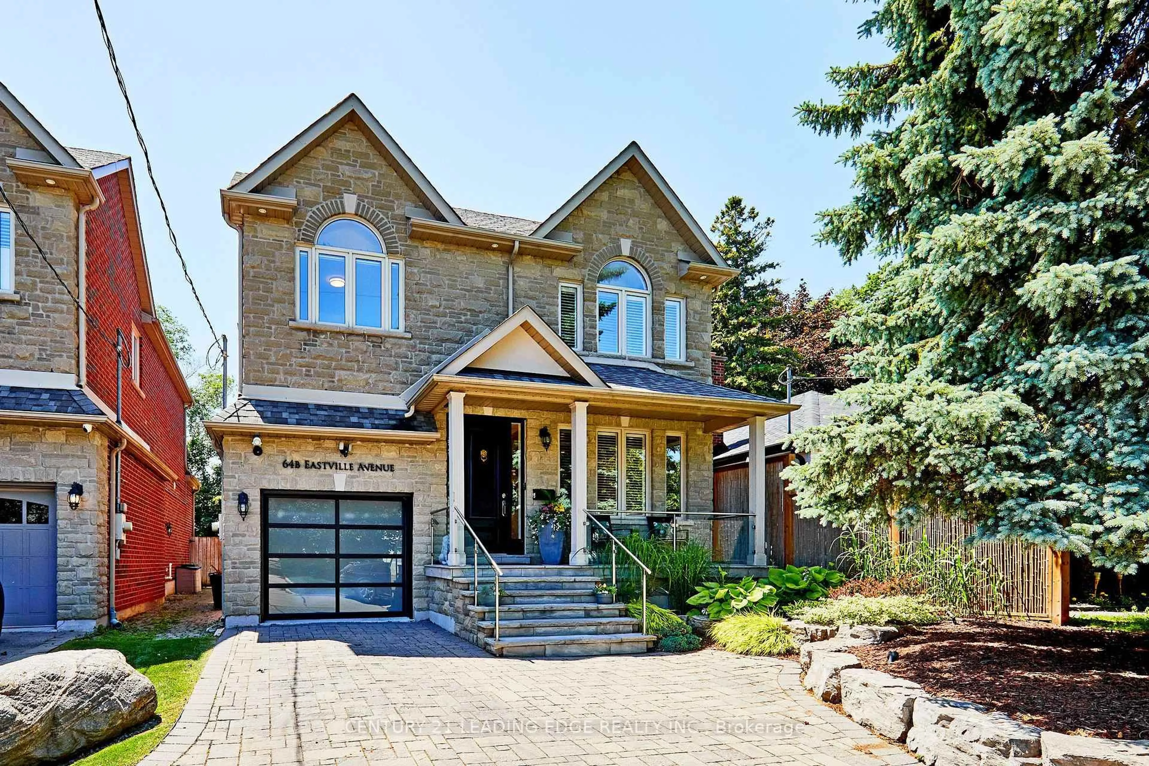 Home with brick exterior material, street for 64B Eastville Ave, Toronto Ontario M1M 2N9