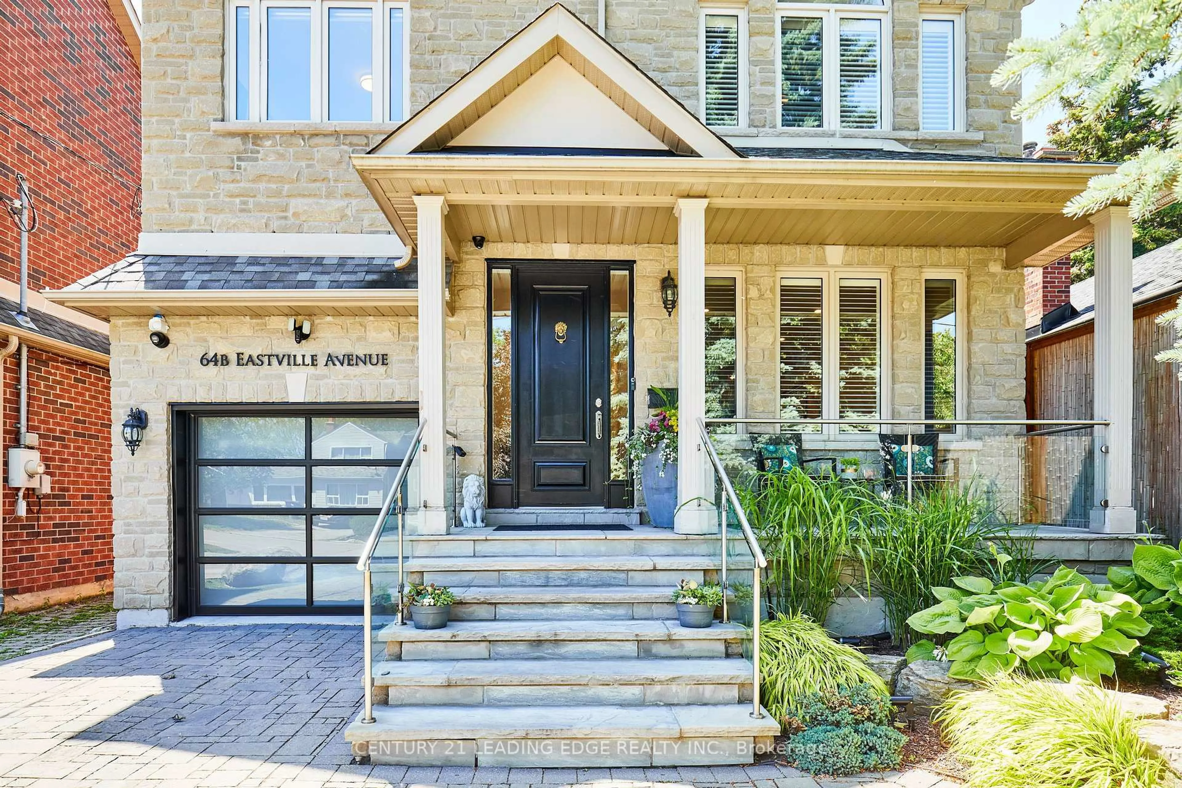 Home with brick exterior material, street for 64B Eastville Ave, Toronto Ontario M1M 2N9