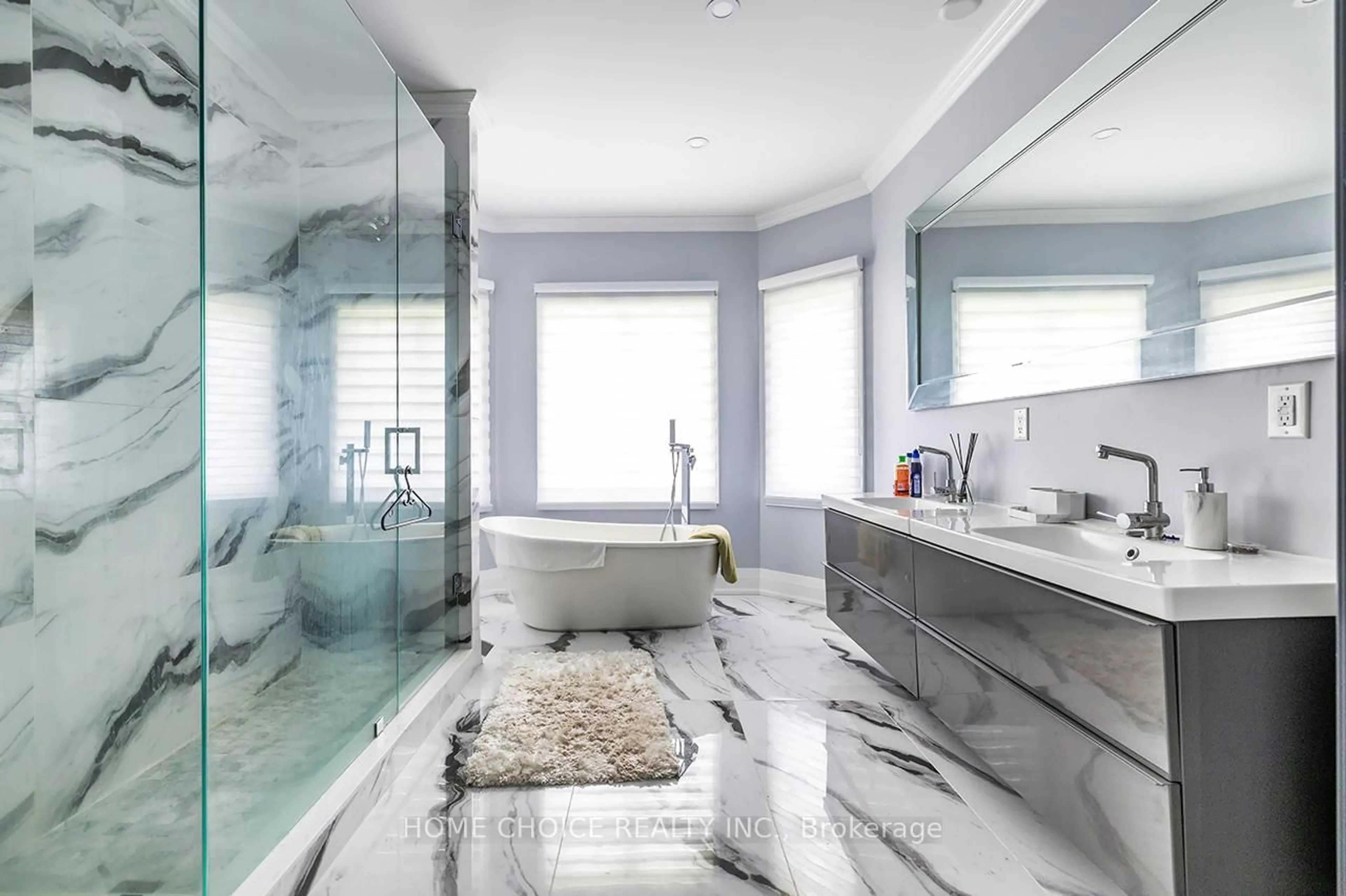Contemporary bathroom, ceramic/tile floor for 961 Coates Rd, Oshawa Ontario L1H 7K4