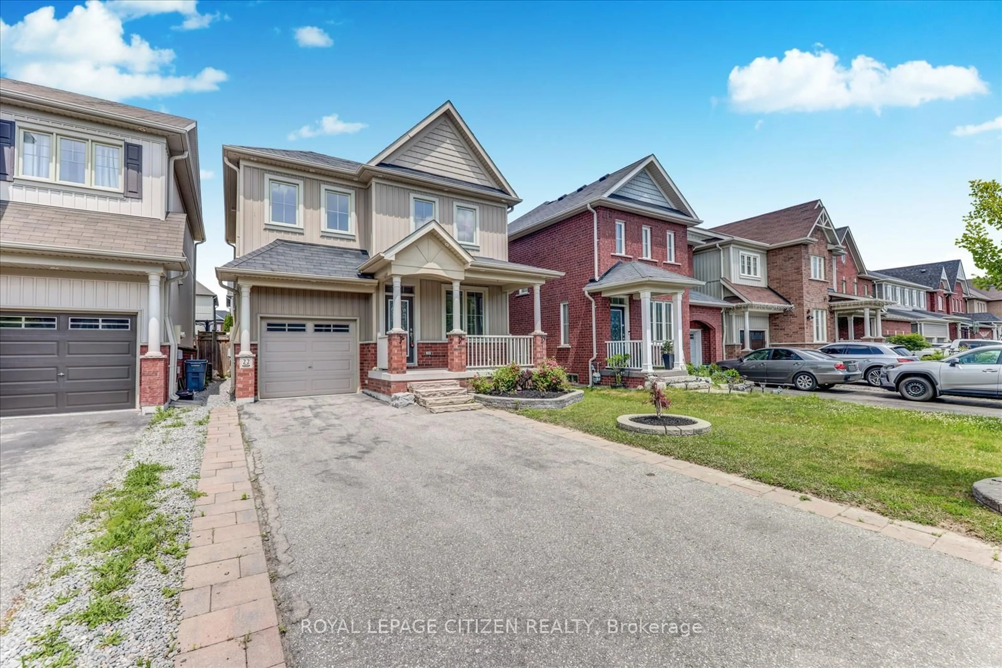 Home with brick exterior material, street for 22 Ted Miller Cres, Clarington Ontario L1C 0L8