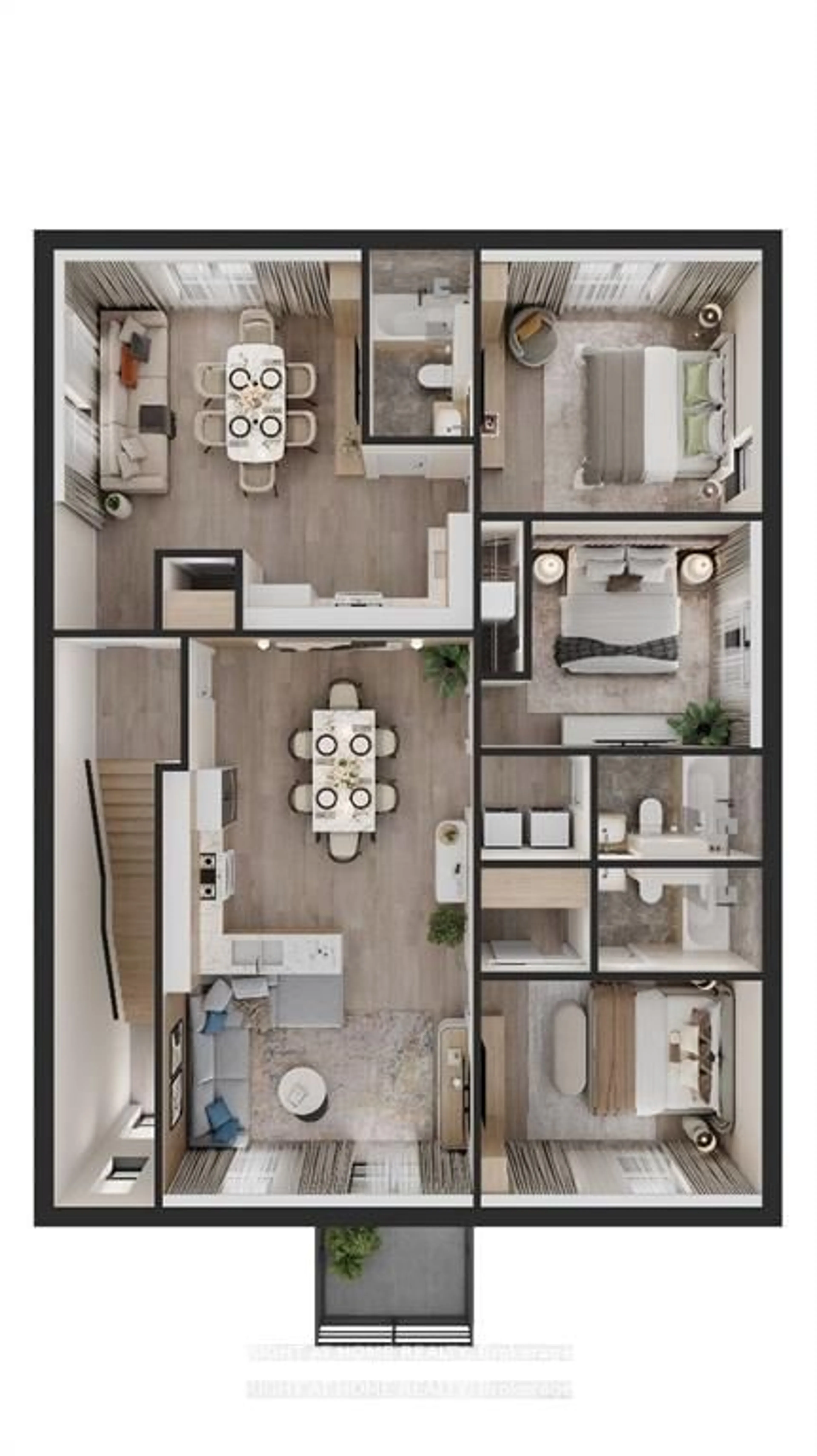 Floor plan for 5 Bellefontaine St, Toronto Ontario M1S 1J6