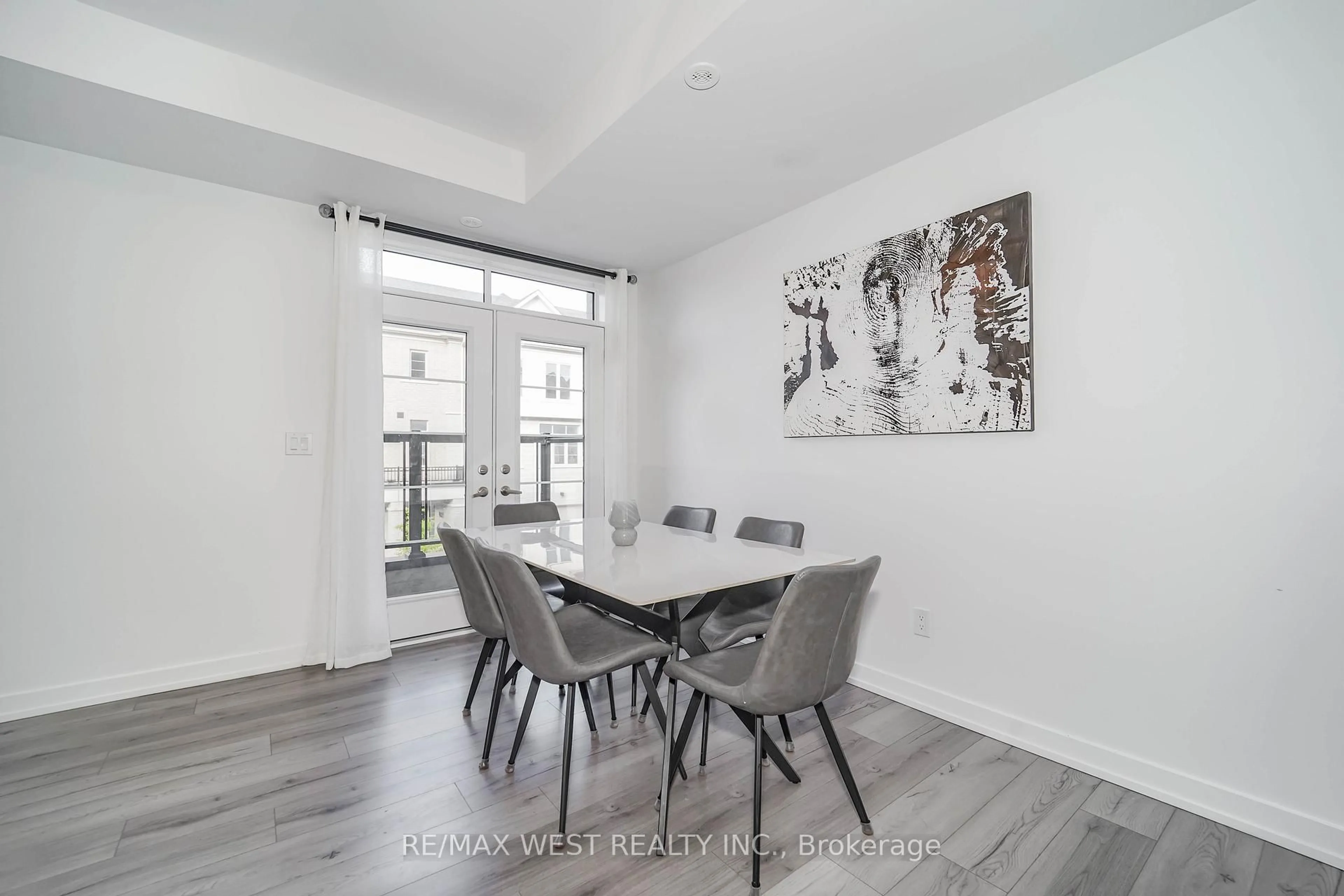 Dining room, wood/laminate floor for 1655 Palmers Sawmill Rd #1001, Pickering Ontario L1X 0R3