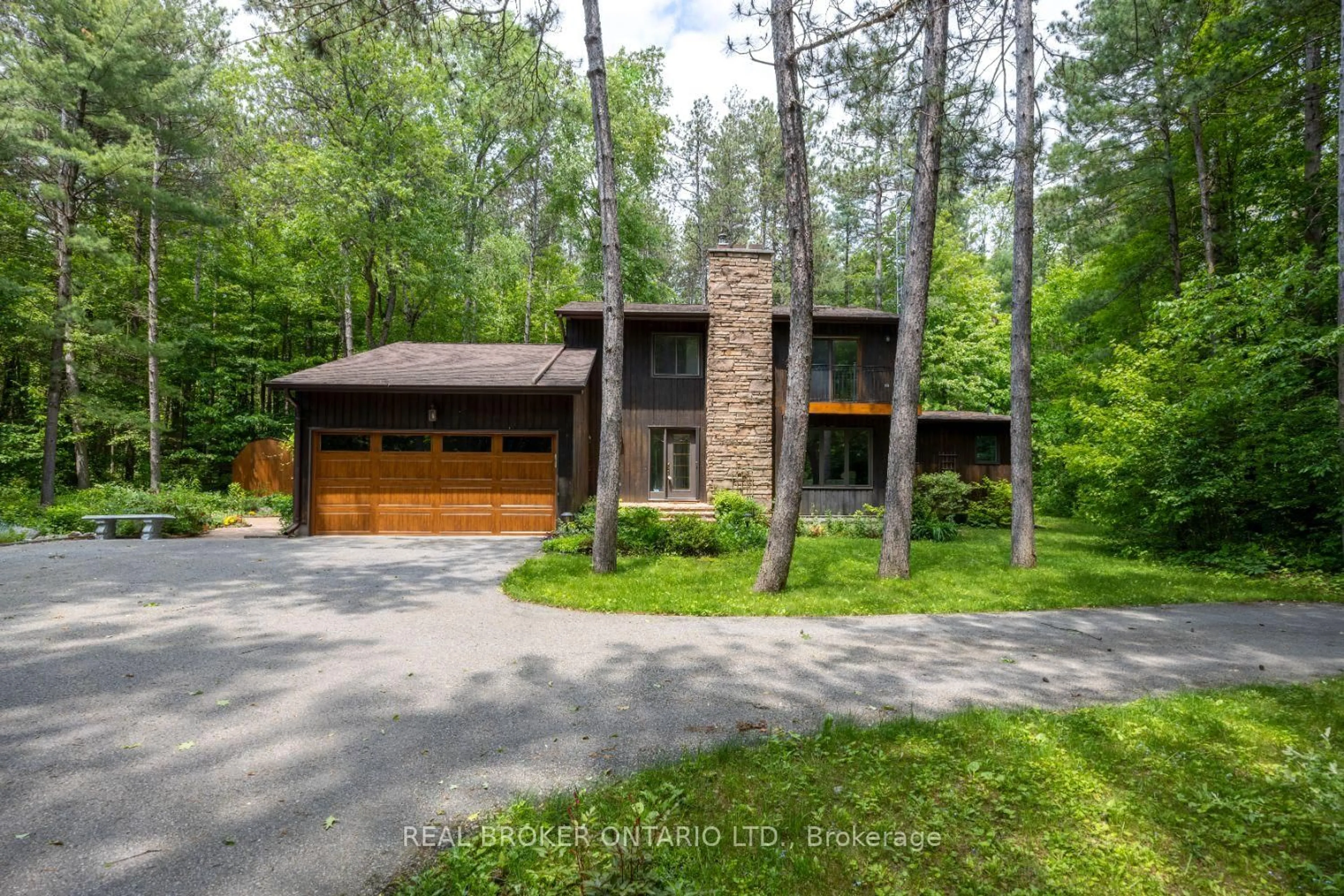 Home with brick exterior material, forest/trees view for 2154 Concession Rd 10, Clarington Ontario L0B 1B0