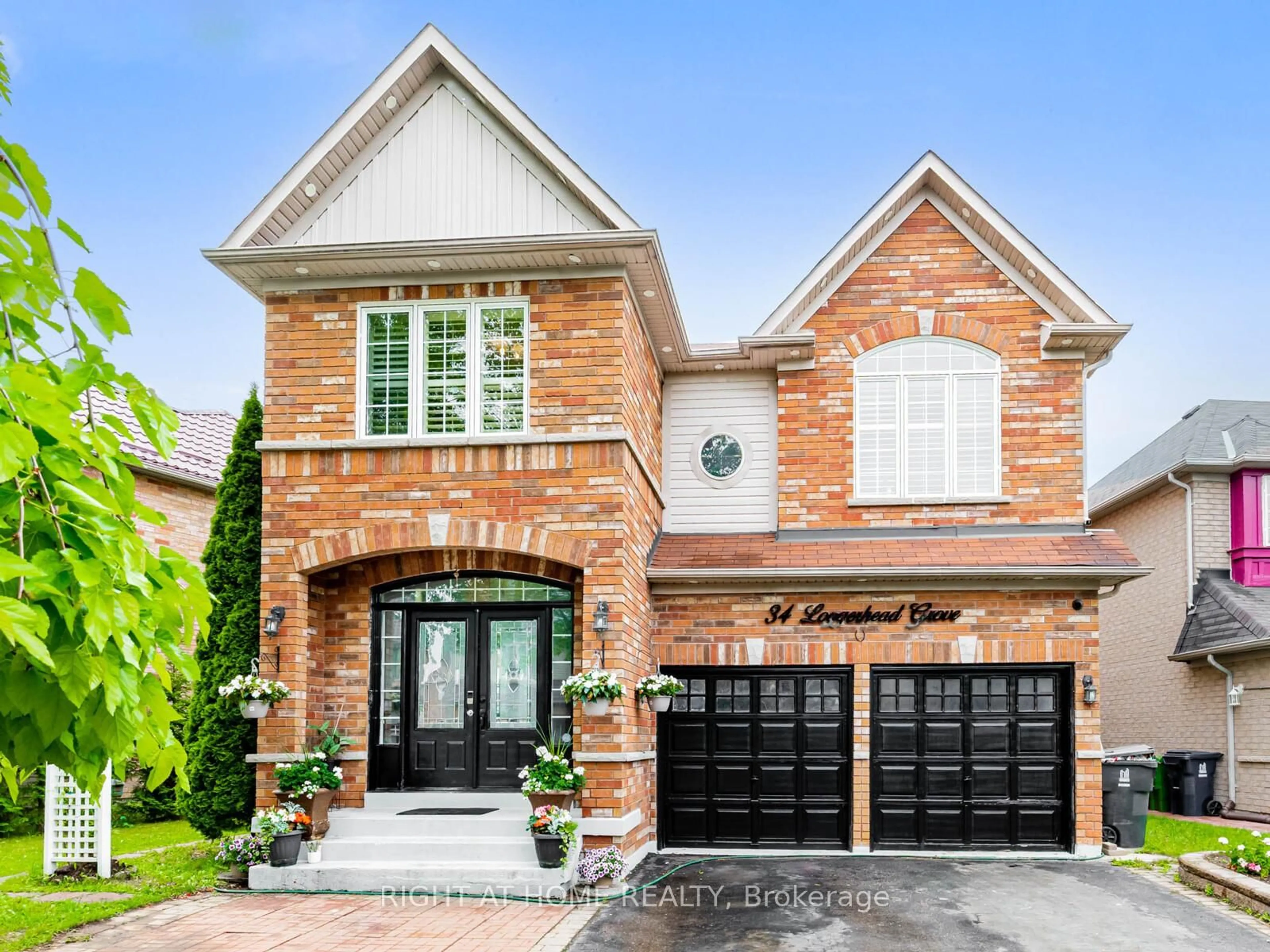 Home with brick exterior material, street for 34 Loggerhead Grve, Toronto Ontario M1X 1T7