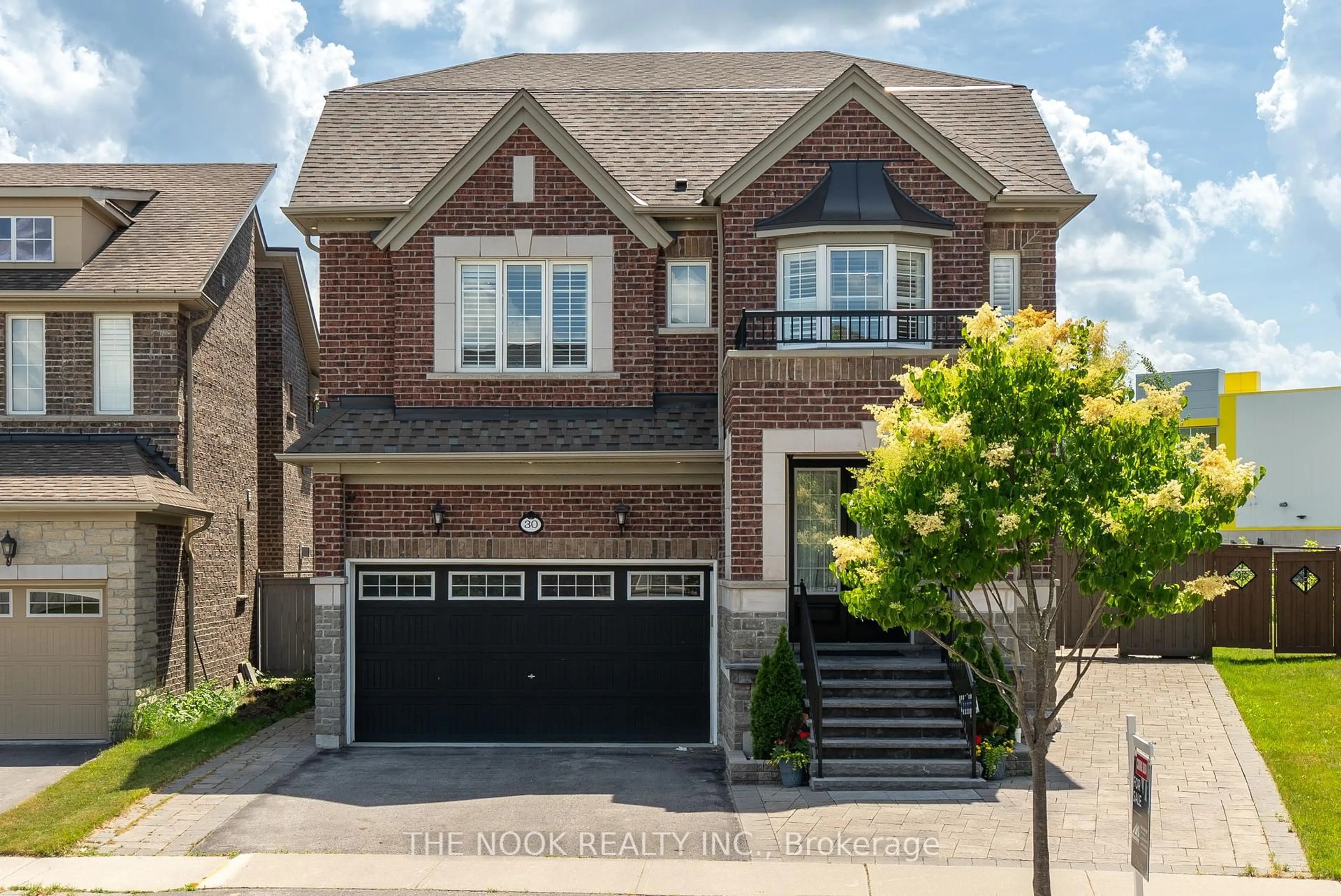 Home with brick exterior material, street for 30 Rumbellow Cres, Ajax Ontario L1Z 0P8