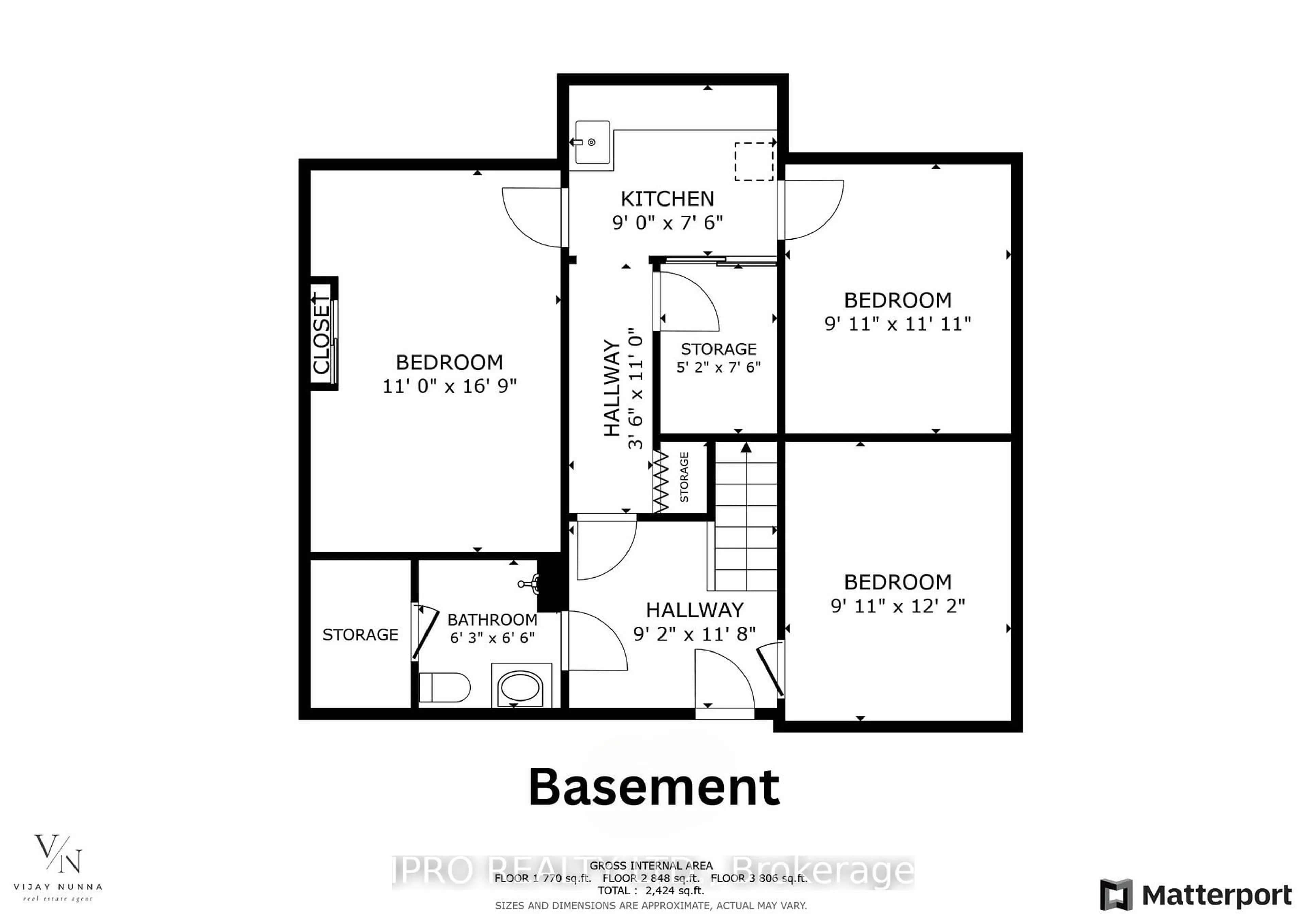 Floor plan for 589 Prestwick Dr, Oshawa Ontario L1J 7P5