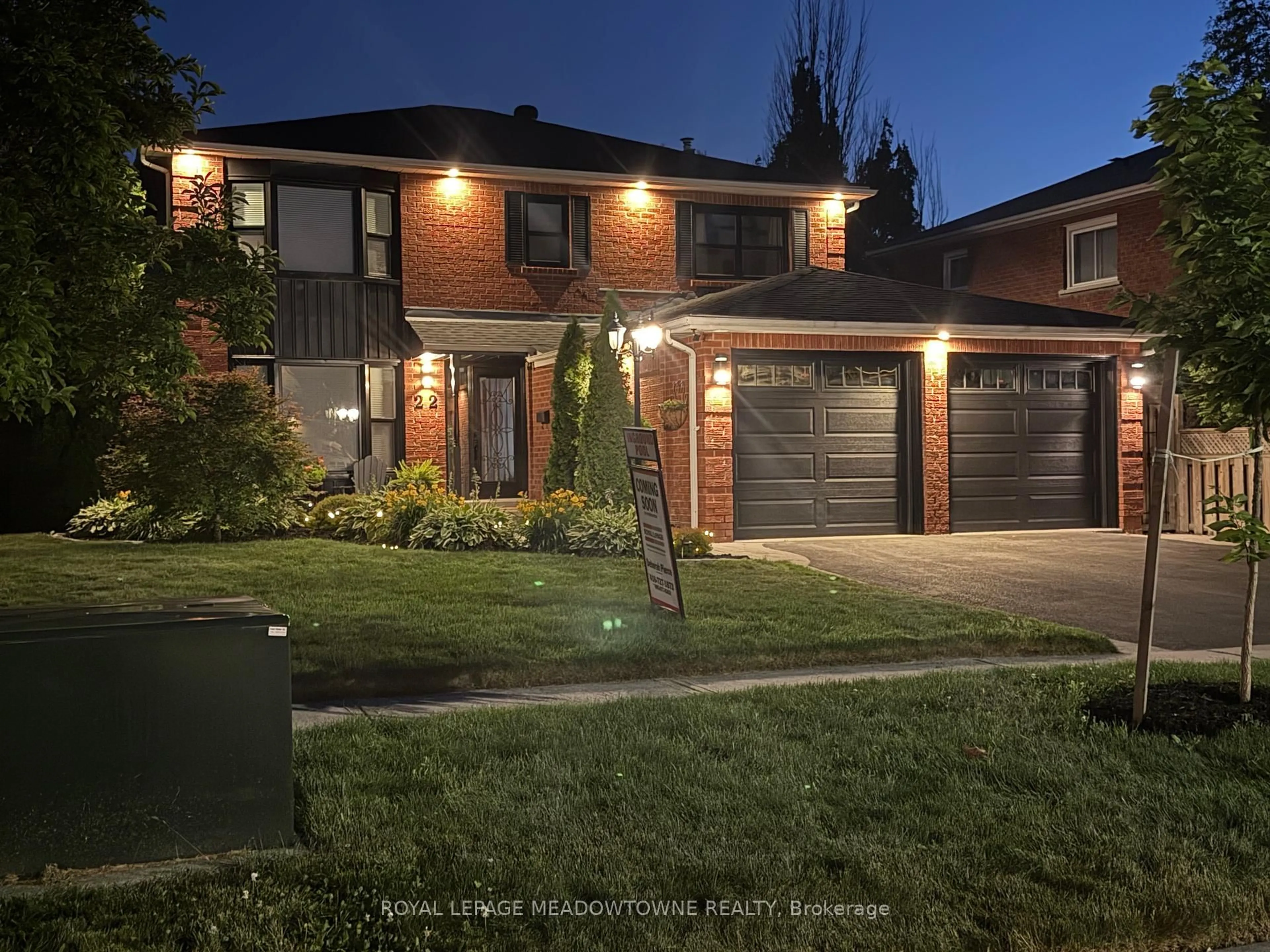 Home with brick exterior material, street for 22 Catherine Dr, Whitby Ontario L1R 1K8