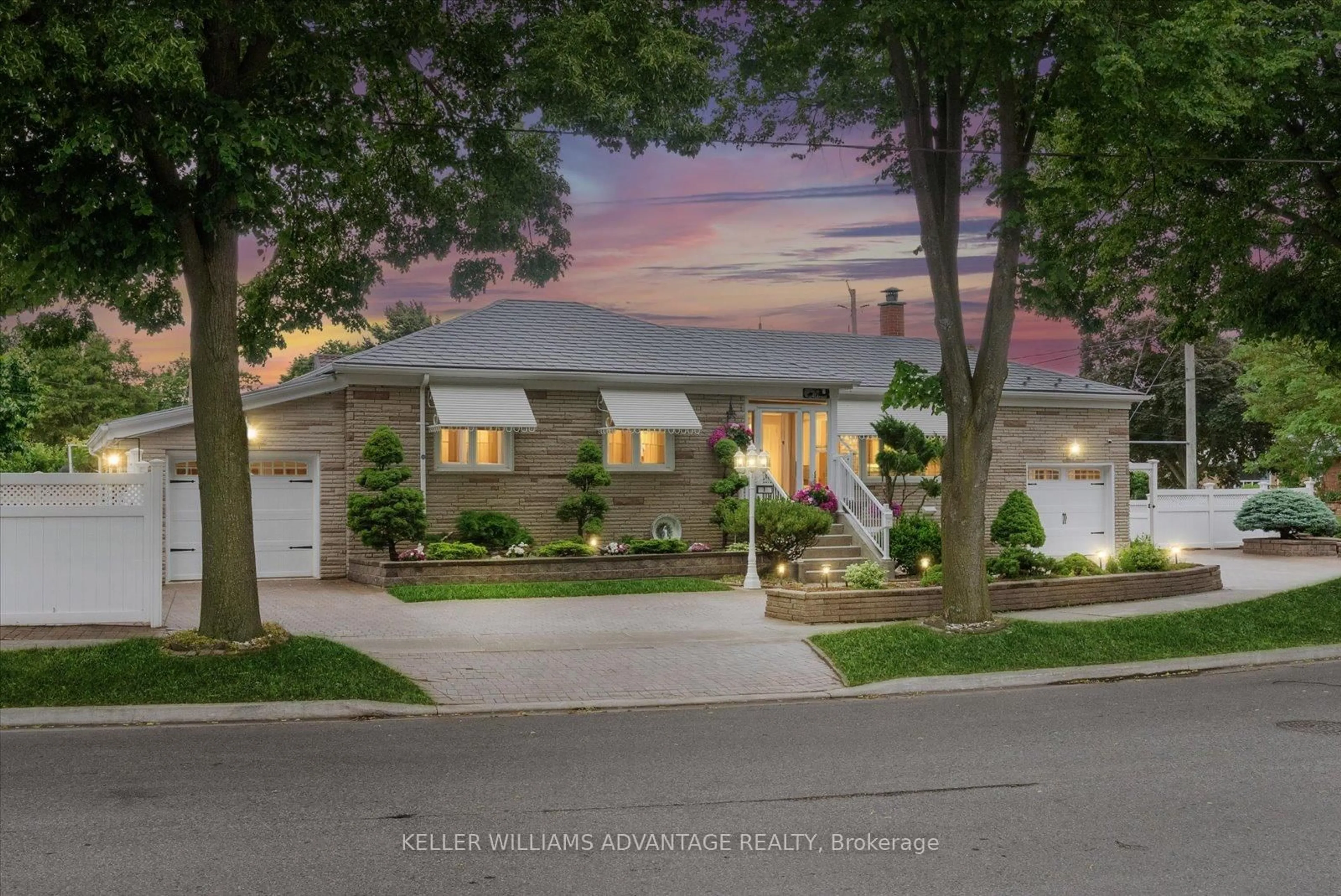 Home with vinyl exterior material, street for 1 Montvale Dr, Toronto Ontario M1M 3E5