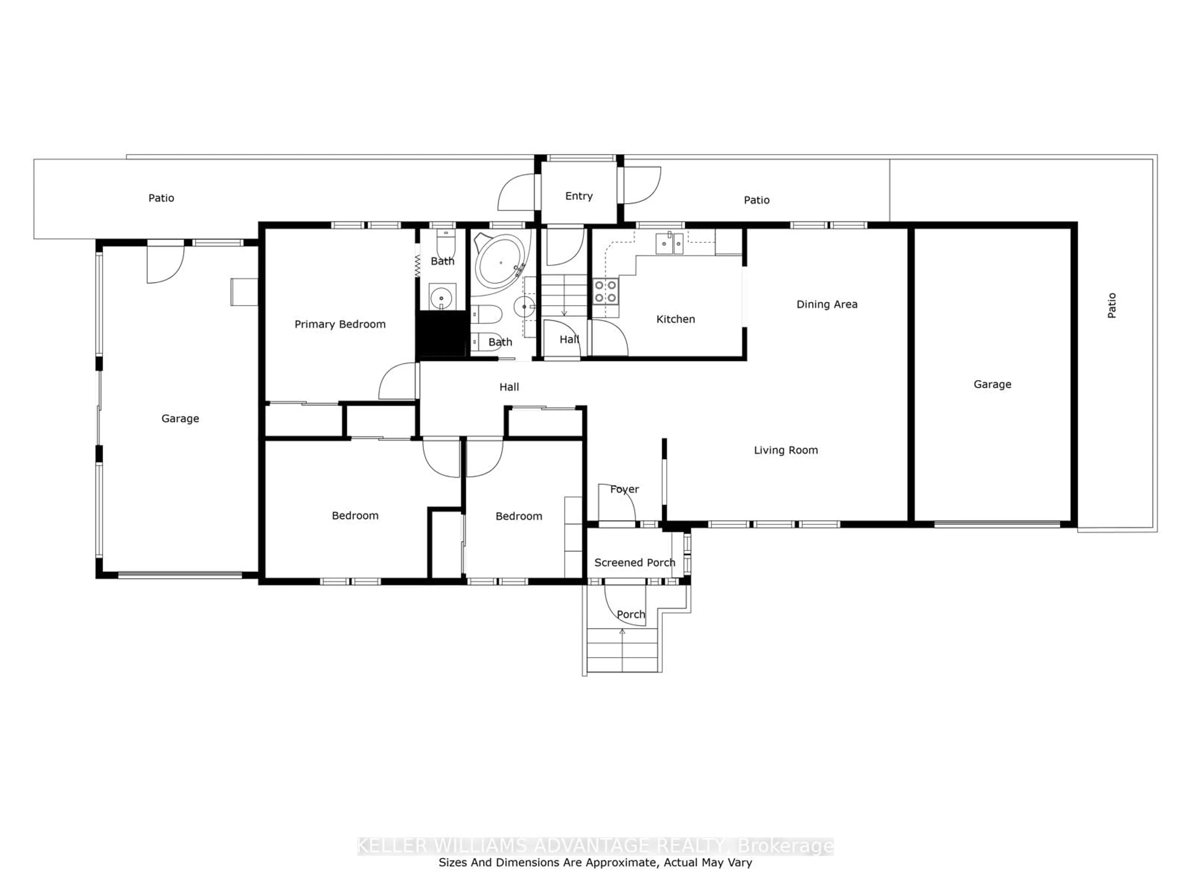 Floor plan for 1 Montvale Dr, Toronto Ontario M1M 3E5