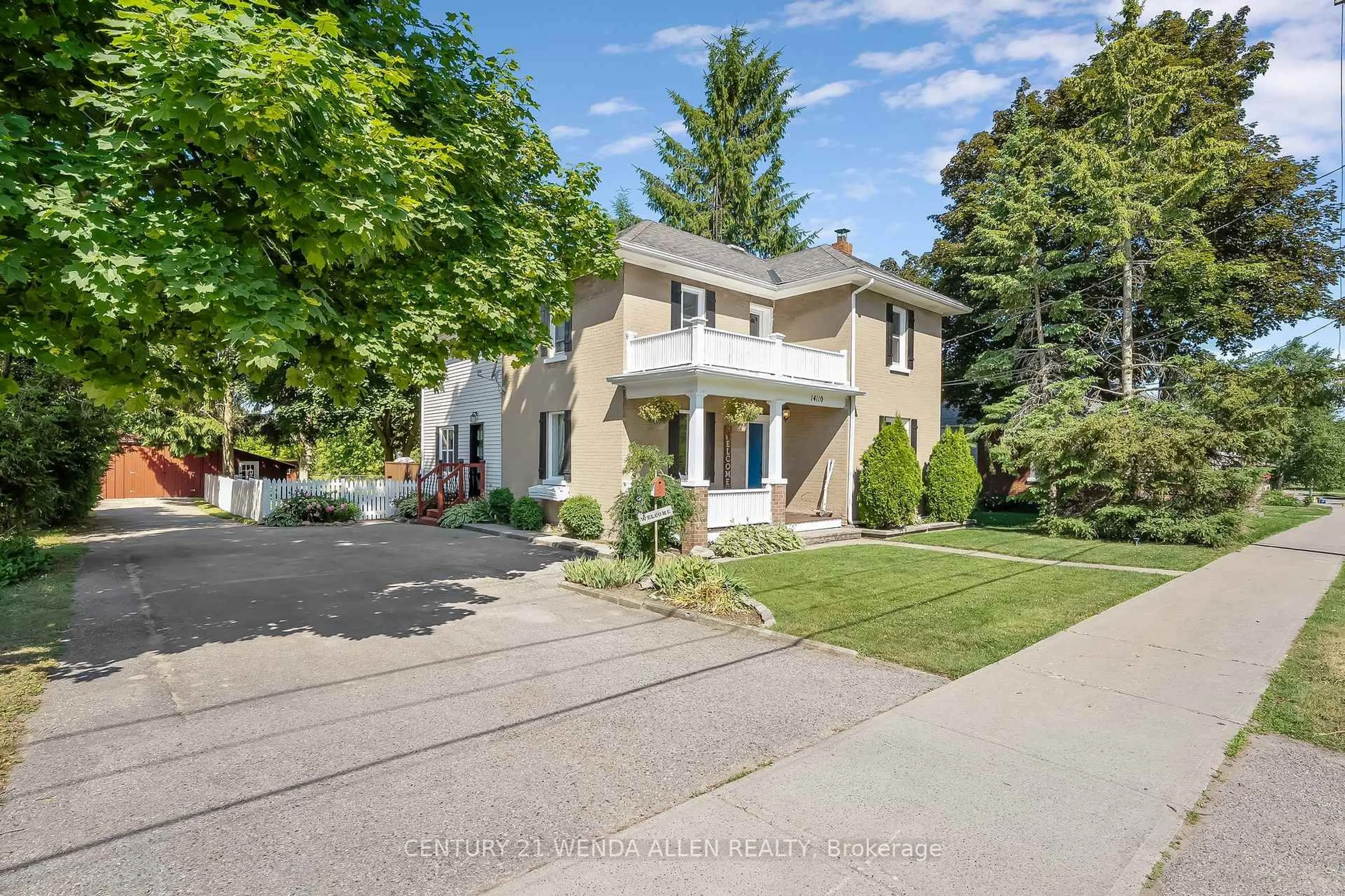A pic from outside/outdoor area/front of a property/back of a property/a pic from drone, street for 14110 Old Scugog Rd, Scugog Ontario L0B 1B0