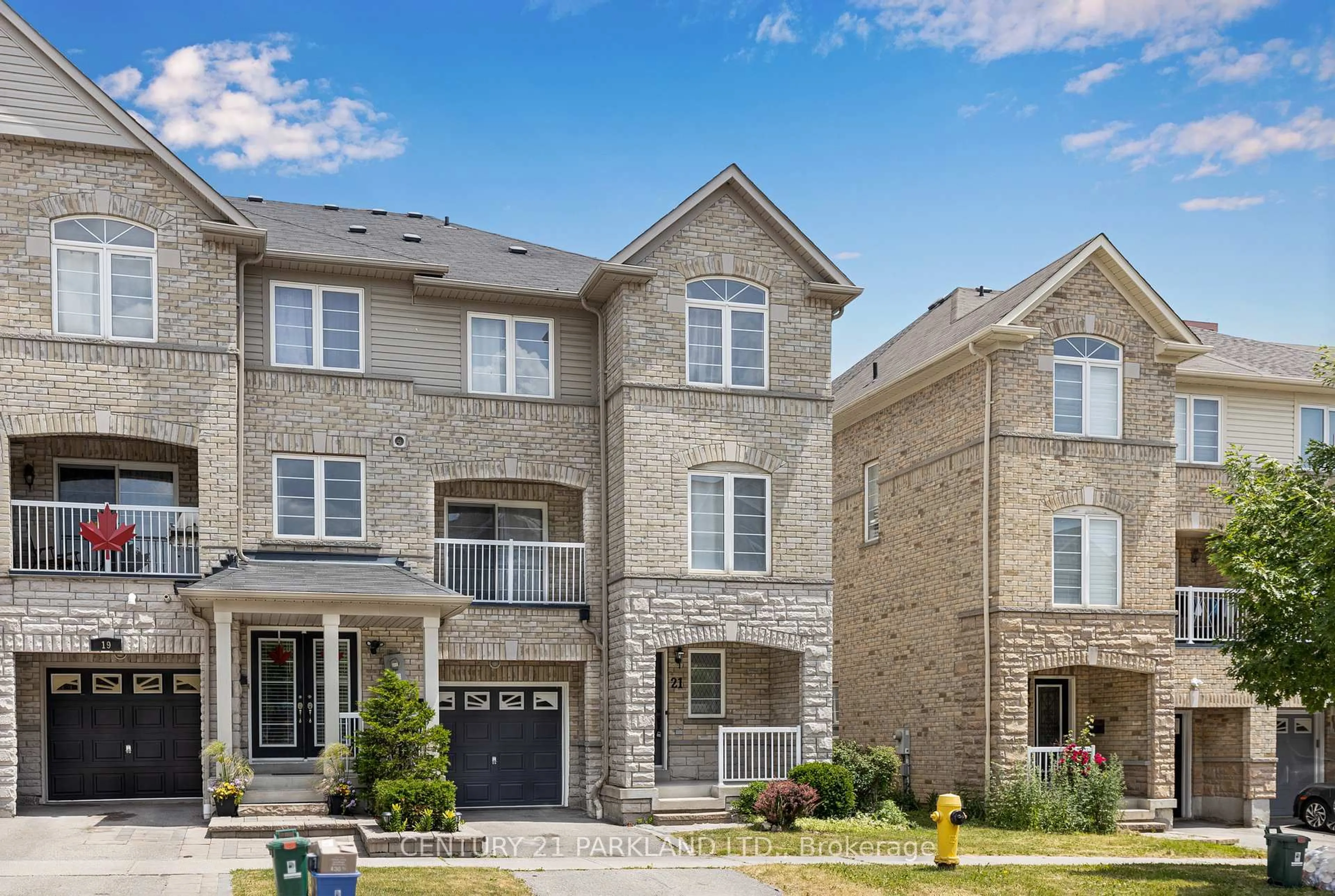 Home with brick exterior material, street for 21 Webbford St, Ajax Ontario L1S 0A8