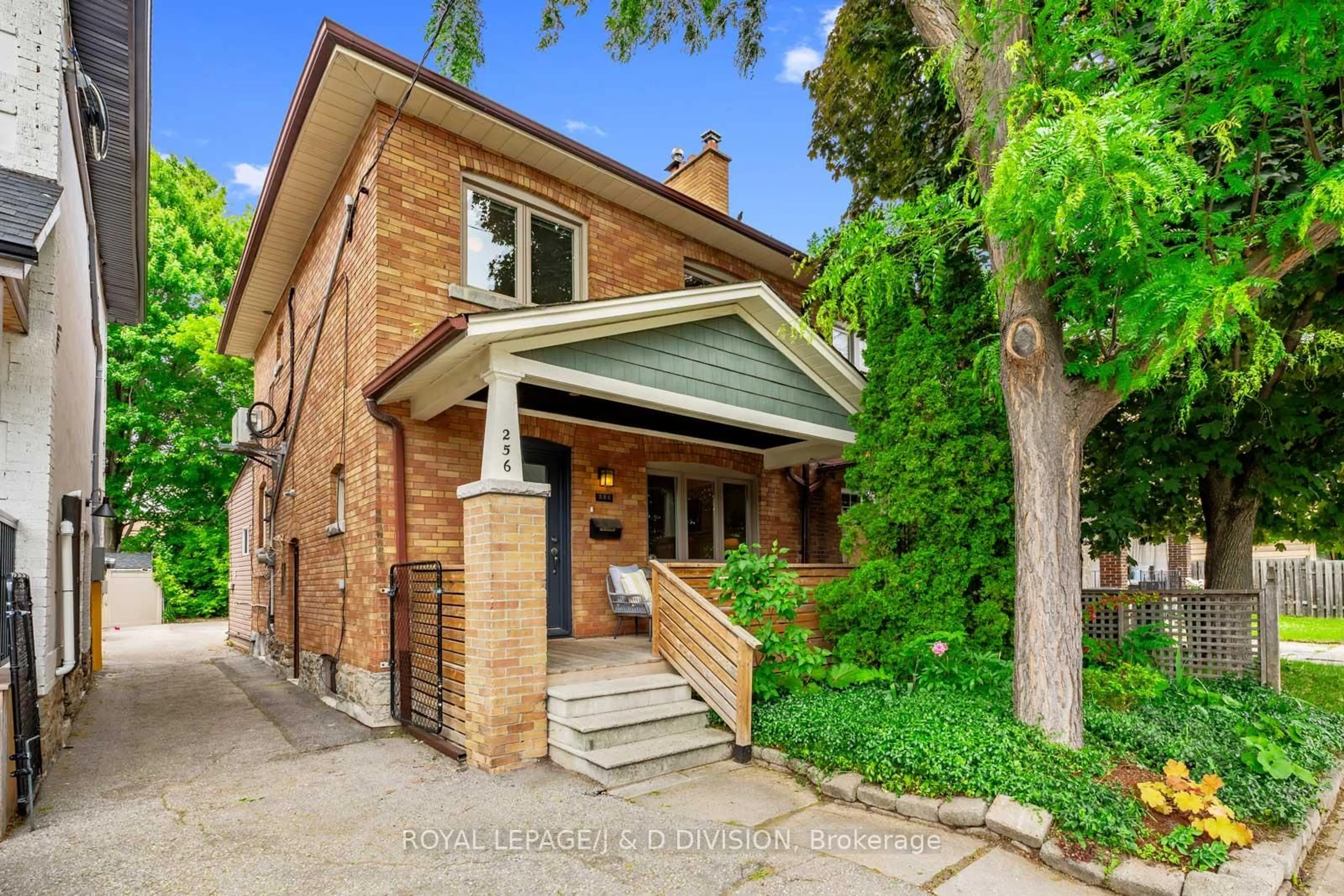 Home with brick exterior material, street for 256 Mortimer Ave, Toronto Ontario M4J 2C5