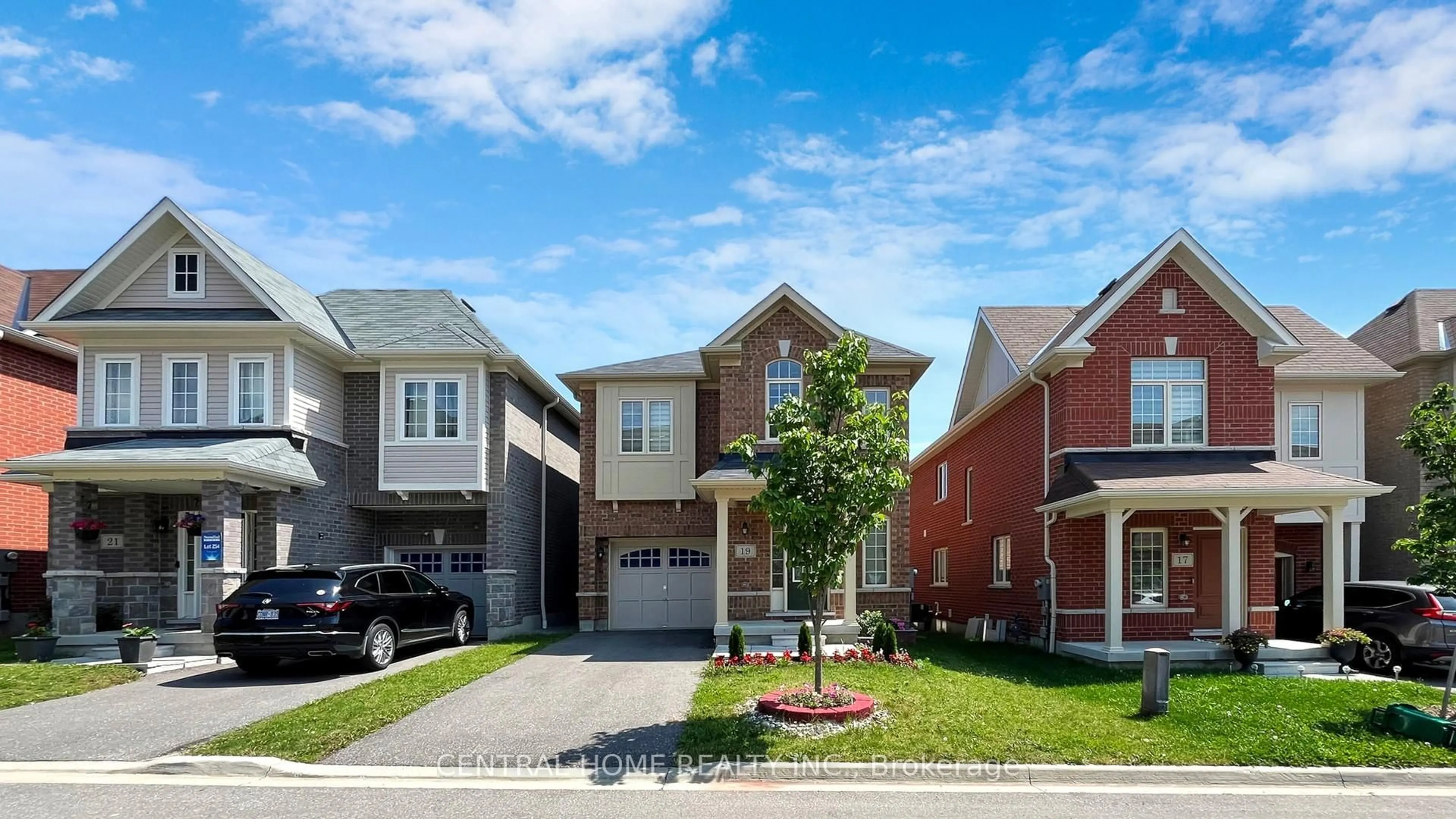 Home with brick exterior material, street for 19 Camilleri Rd, Ajax Ontario L1Z 0T2
