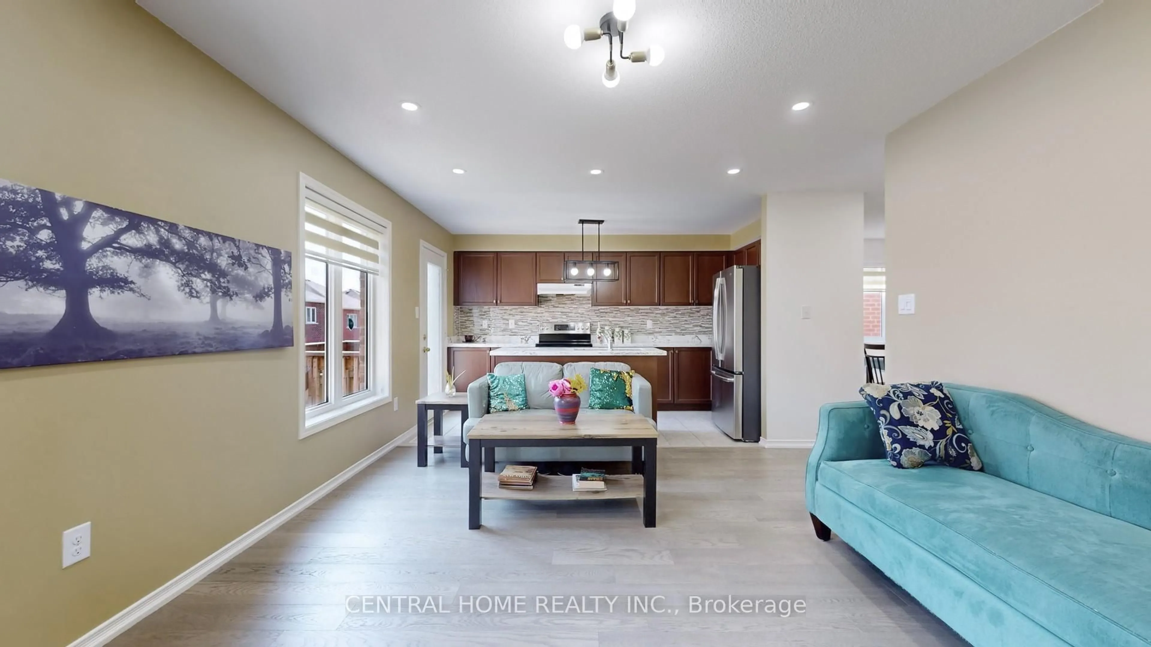 Open concept kitchen, ceramic/tile floor for 19 Camilleri Rd, Ajax Ontario L1Z 0T2