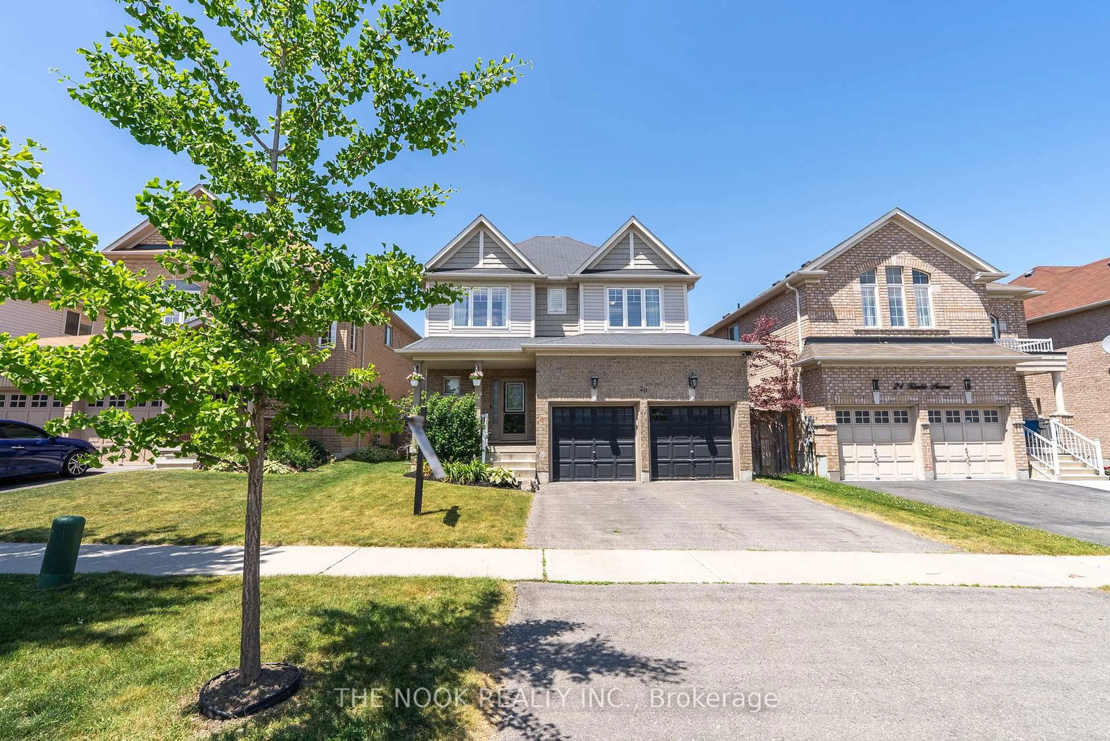 Home with brick exterior material, street for 20 Kimble Ave, Clarington Ontario L1C 0J8