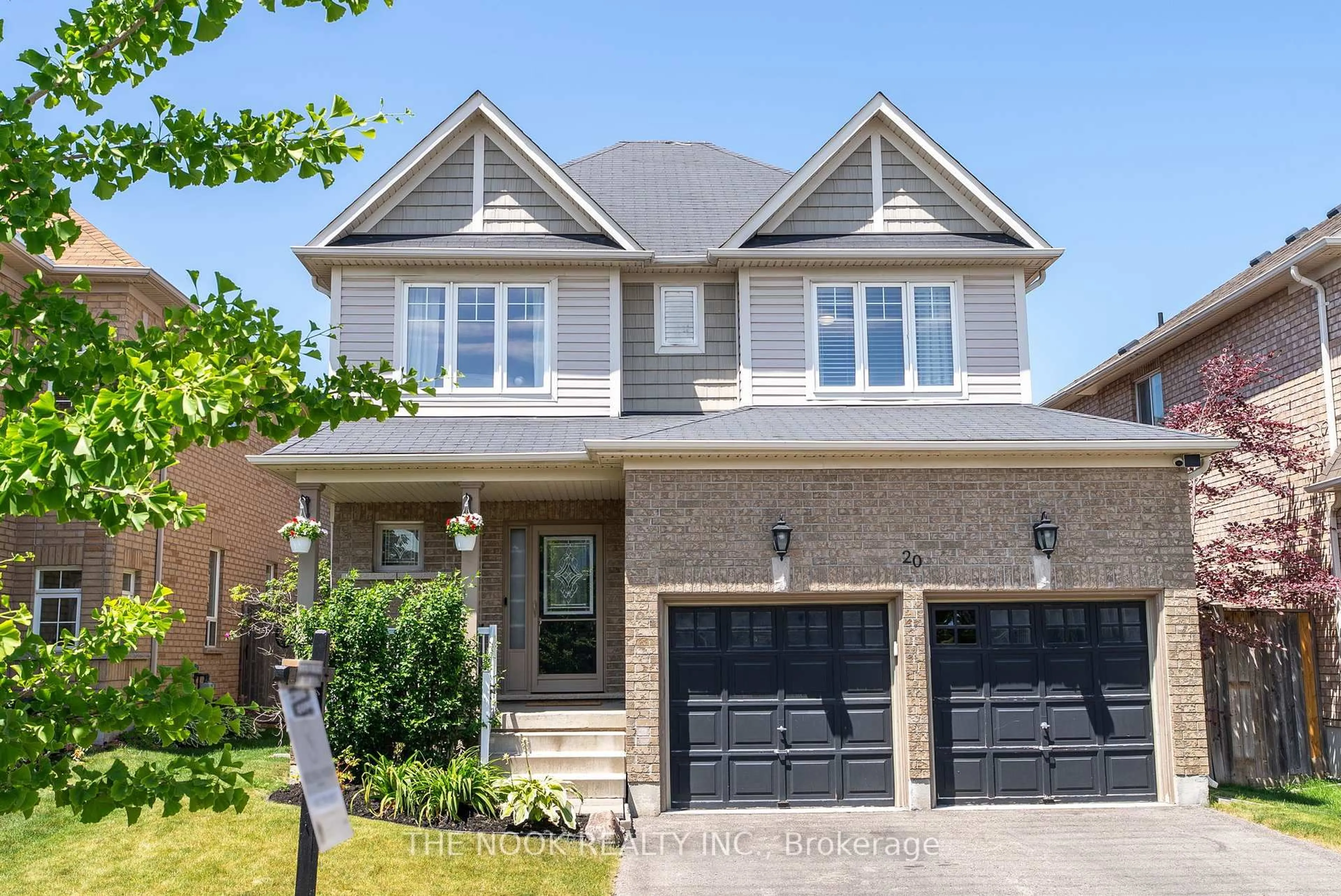 Home with brick exterior material, street for 20 Kimble Ave, Clarington Ontario L1C 0J8